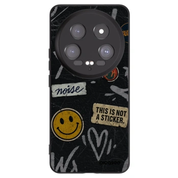 Picasee Xiaomi 14 Ultra Hülle - Schwarzes Silikon - STICKERS x TAGS