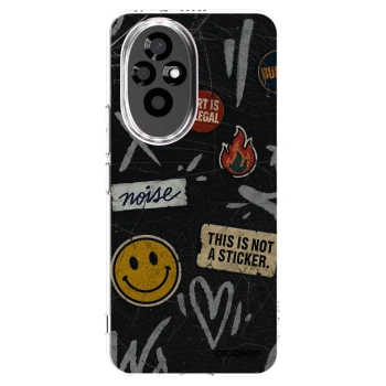 Picasee Honor 200 5G Hülle - Transparentes Silikon - STICKERS x TAGS