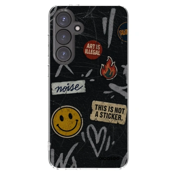 Picasee Samsung Galaxy S24 FE S721B Hülle - Transparentes Silikon - STICKERS x TAGS