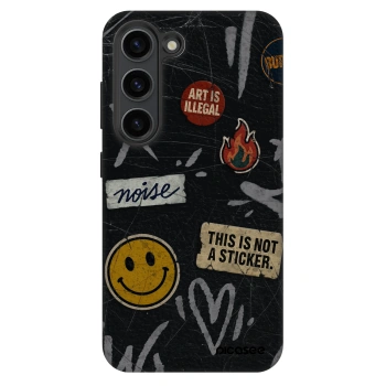 Picasee Fashion Case für Samsung Galaxy S23+ 5G - STICKERS x TAGS