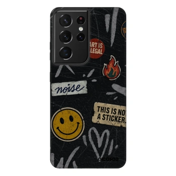 Picasee Fashion Case für Samsung Galaxy S21 Ultra 5G G998B - STICKERS x TAGS