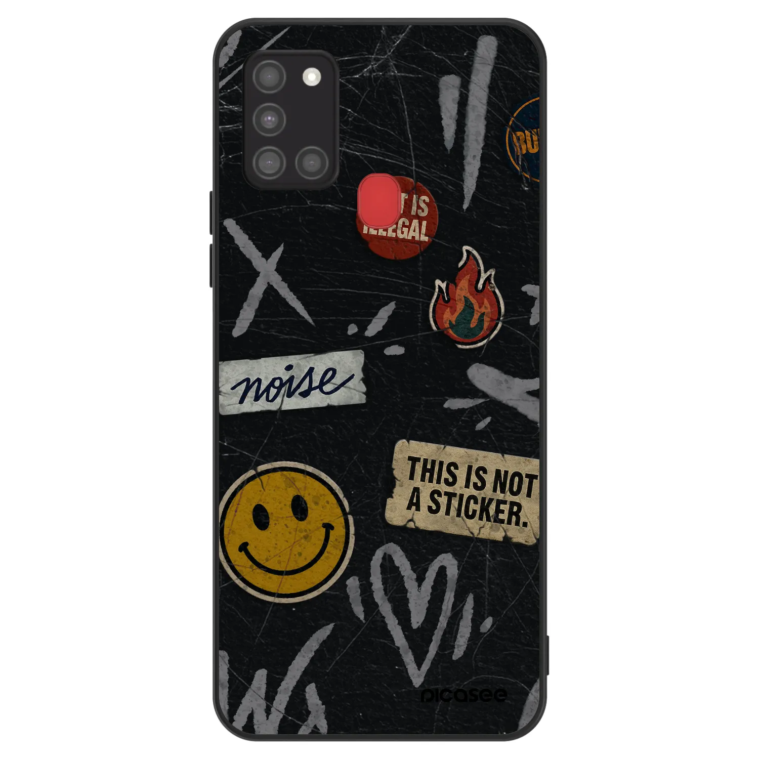Picasee ULTIMATE CASE für Samsung Galaxy A21s - STICKERS x TAGS