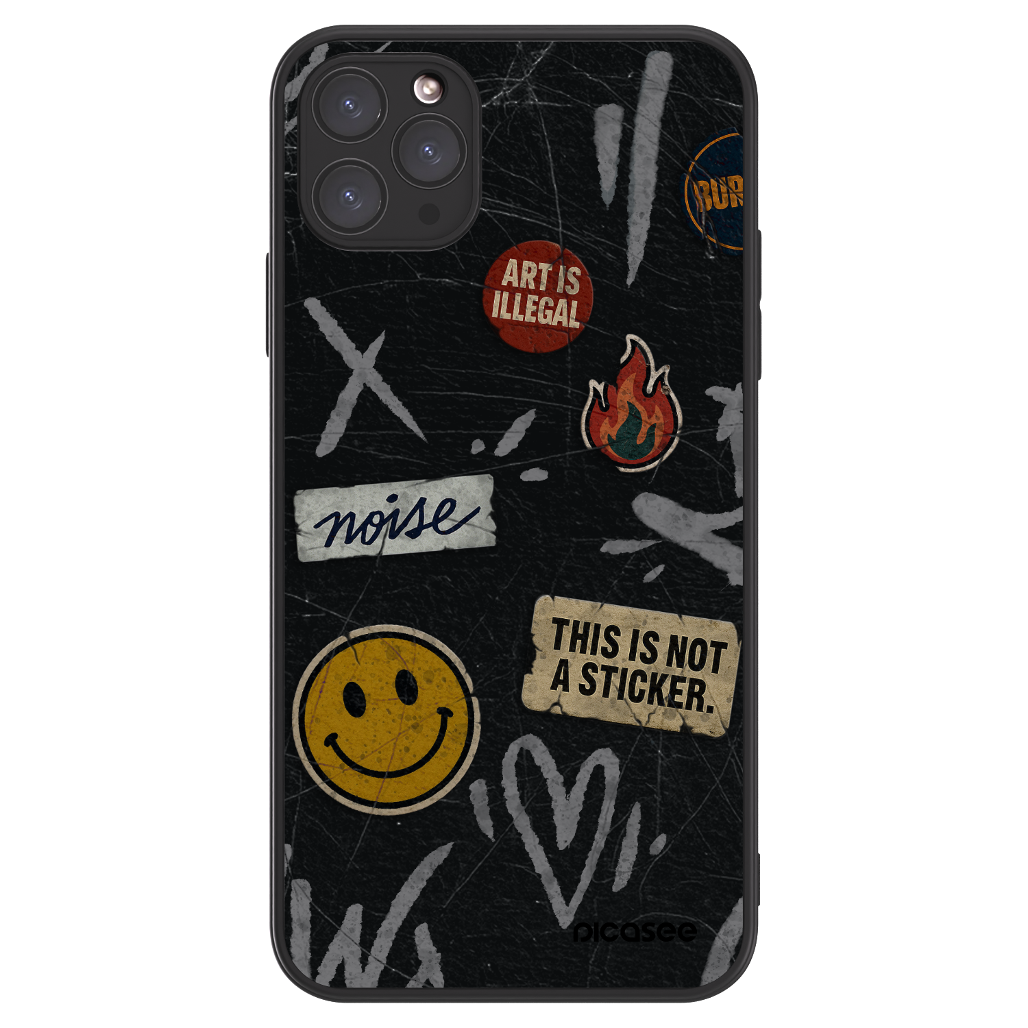 Picasee ULTIMATE CASE für Apple iPhone 11 Pro Max - STICKERS x TAGS