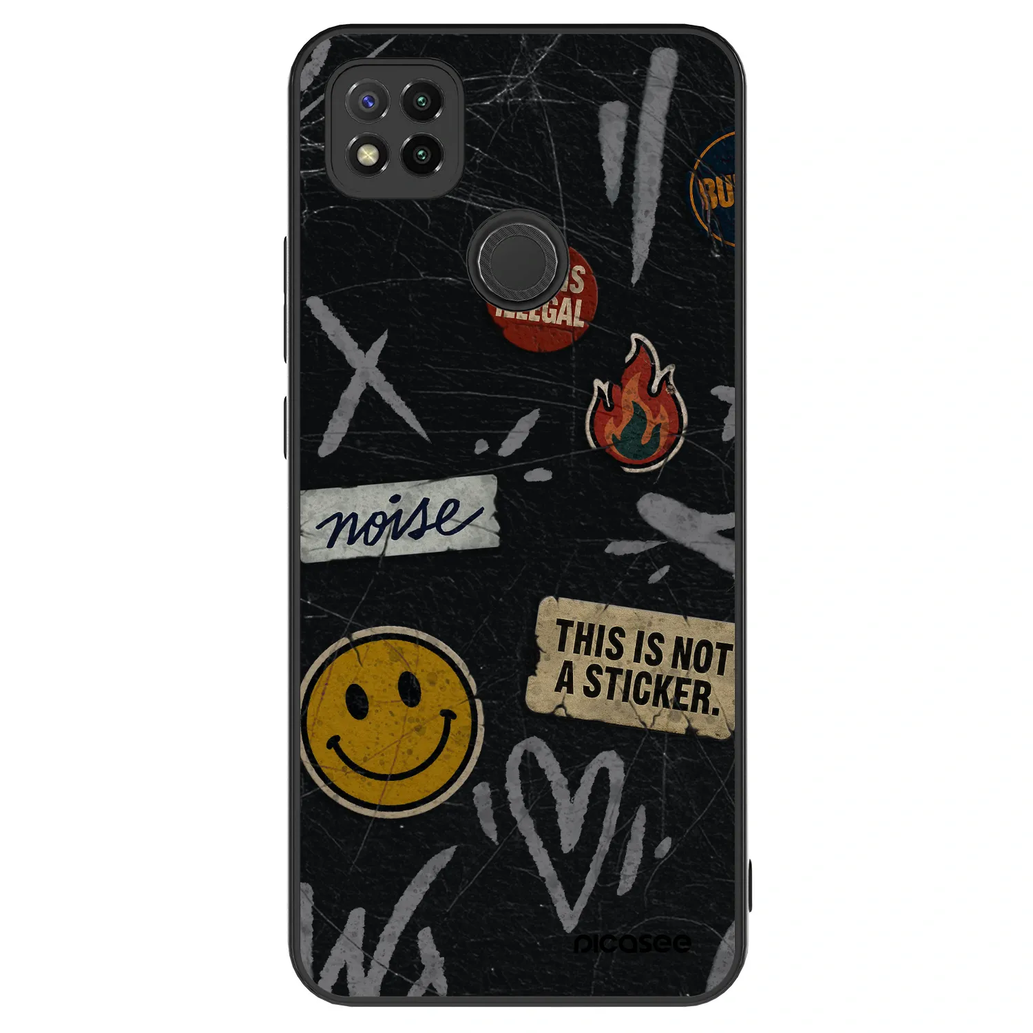Picasee ULTIMATE CASE für Xiaomi Redmi 9C - STICKERS x TAGS