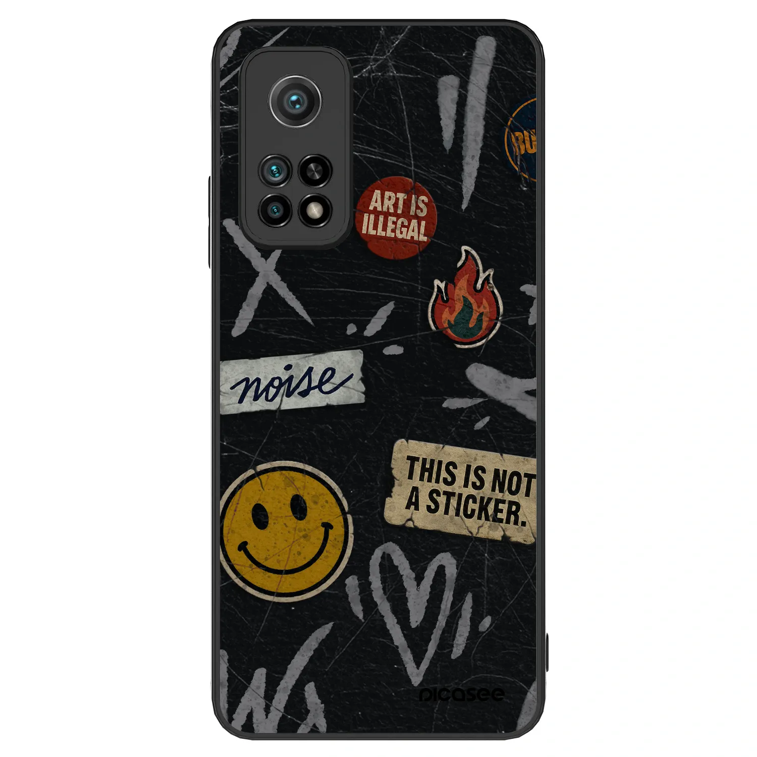 Picasee ULTIMATE CASE für Xiaomi Mi 10T Pro - STICKERS x TAGS