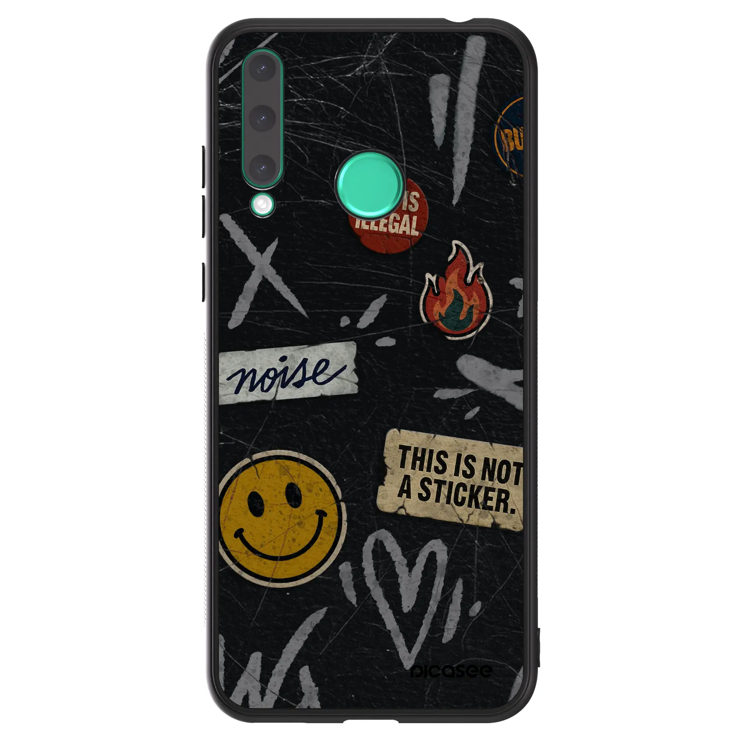 Picasee ULTIMATE CASE für Honor 20 Lite - STICKERS x TAGS