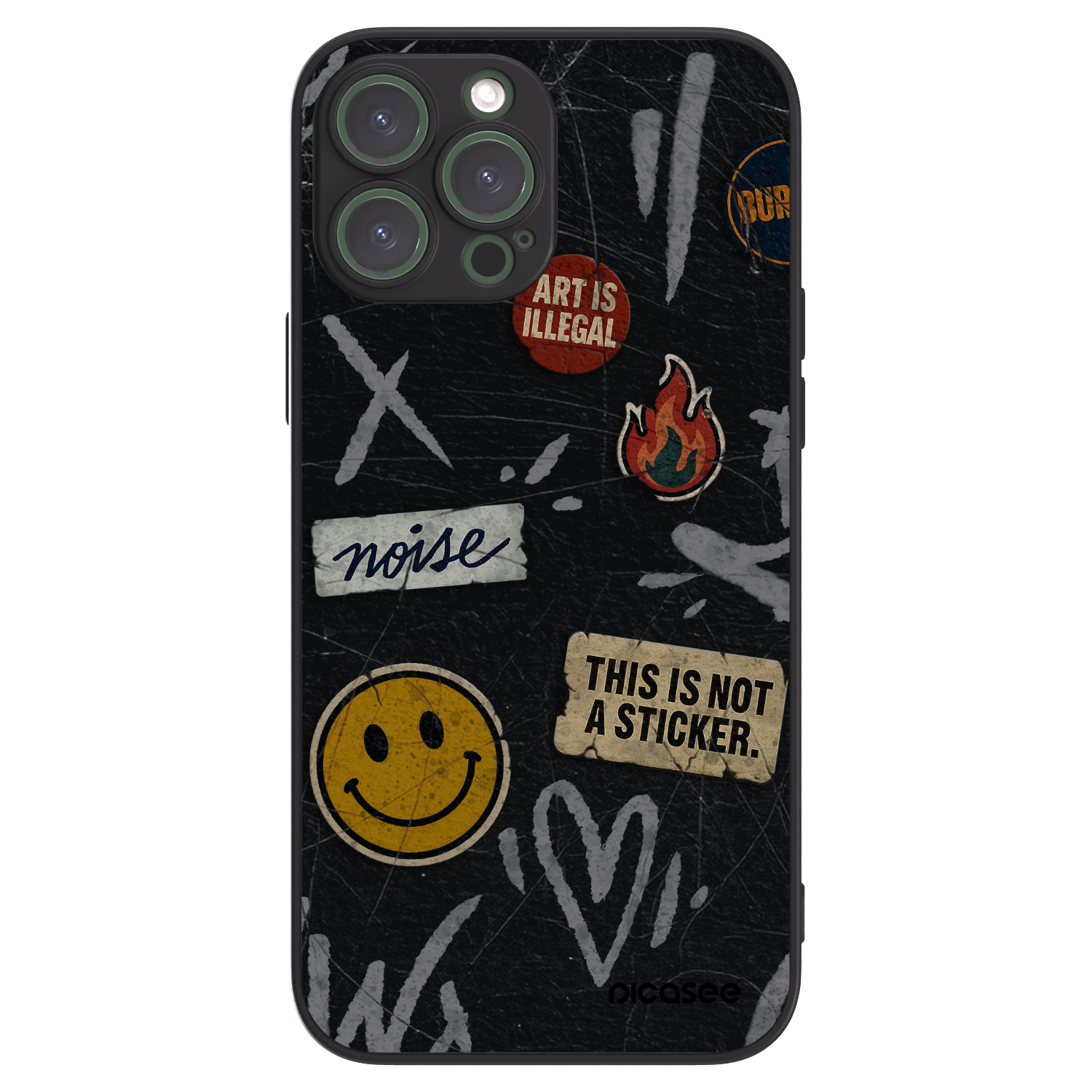 Picasee ULTIMATE CASE für Apple iPhone 13 Pro Max - STICKERS x TAGS
