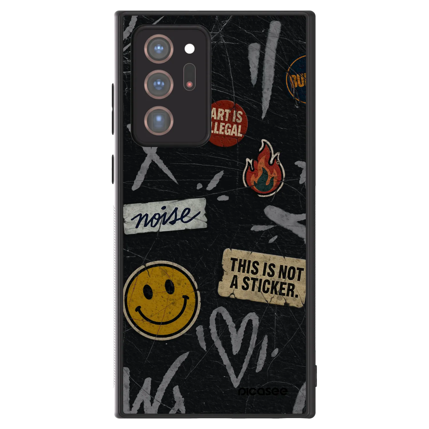 Picasee ULTIMATE CASE für Samsung Galaxy Note 20 Ultra - STICKERS x TAGS