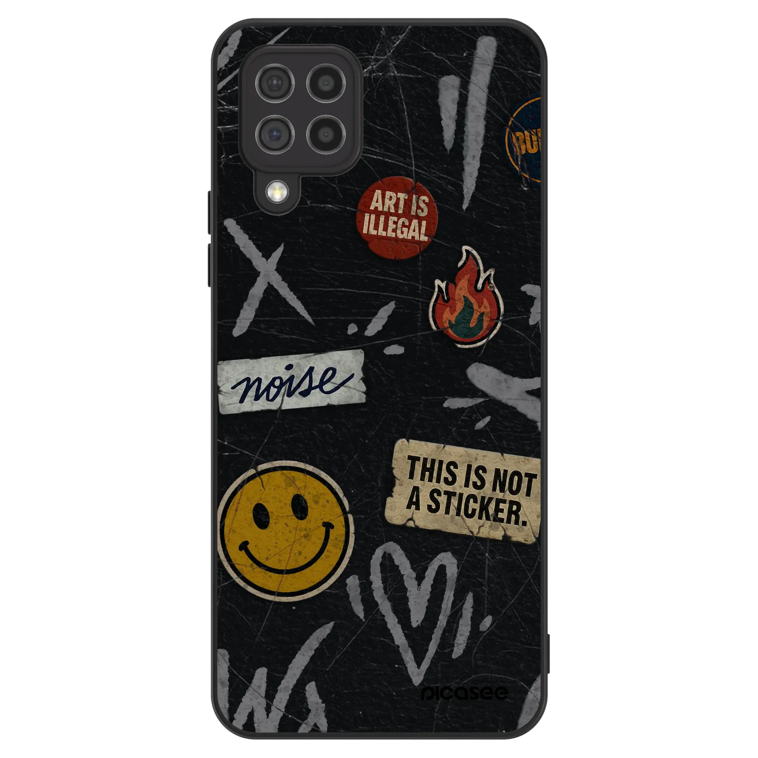 Picasee ULTIMATE CASE für Samsung Galaxy A22 A225F 4G - STICKERS x TAGS