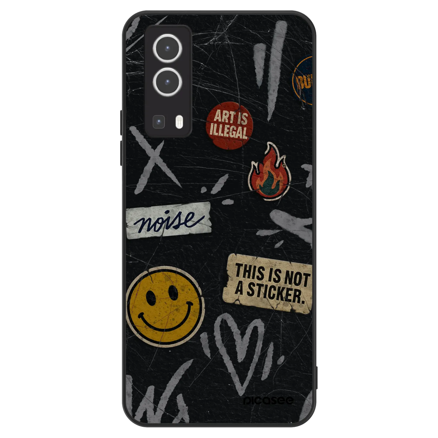 Picasee ULTIMATE CASE für Vivo Y72 5G - STICKERS x TAGS