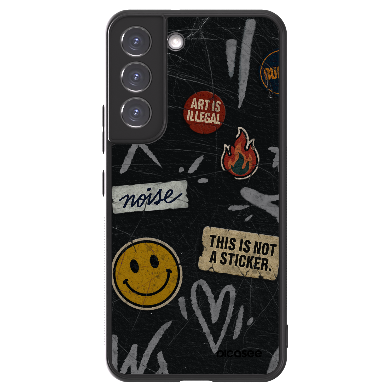 Picasee ULTIMATE CASE für Samsung Galaxy S22 5G - STICKERS x TAGS