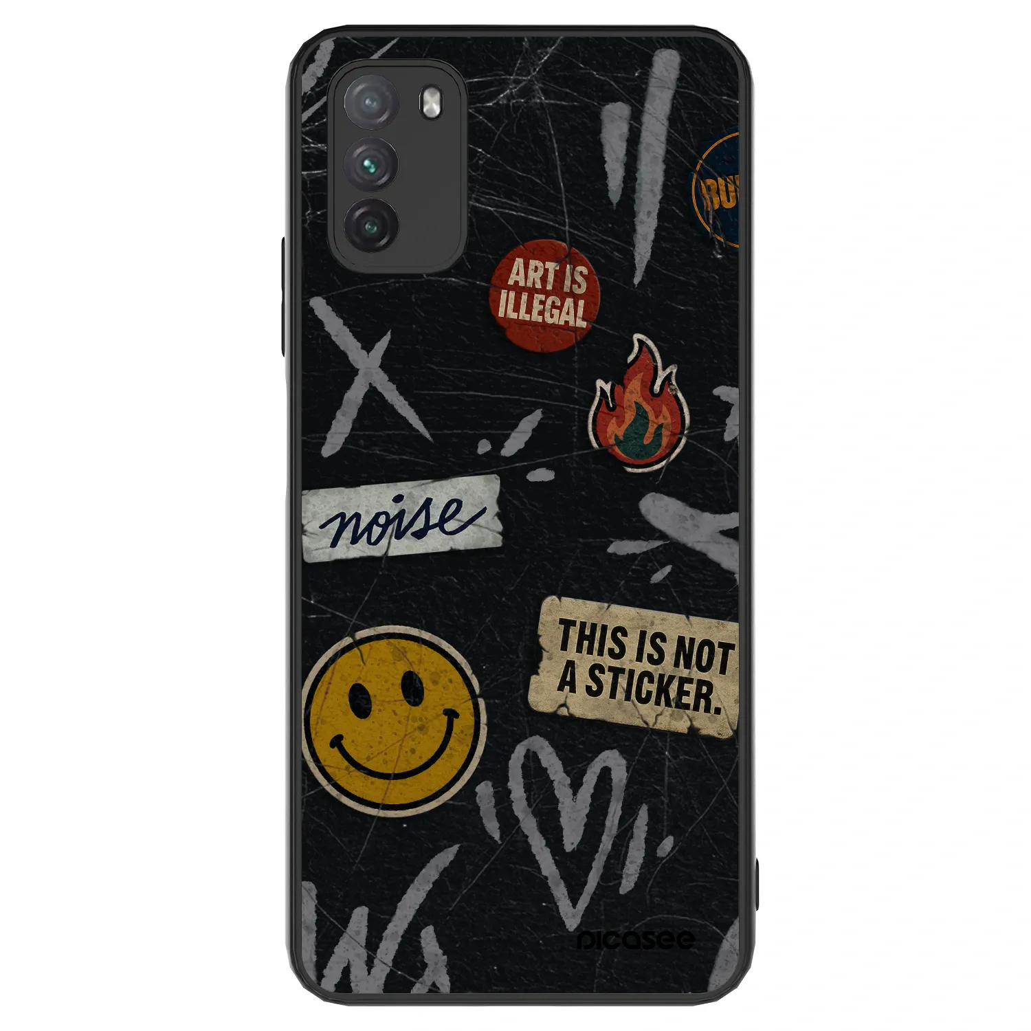 Picasee ULTIMATE CASE für Xiaomi Poco M3 - STICKERS x TAGS