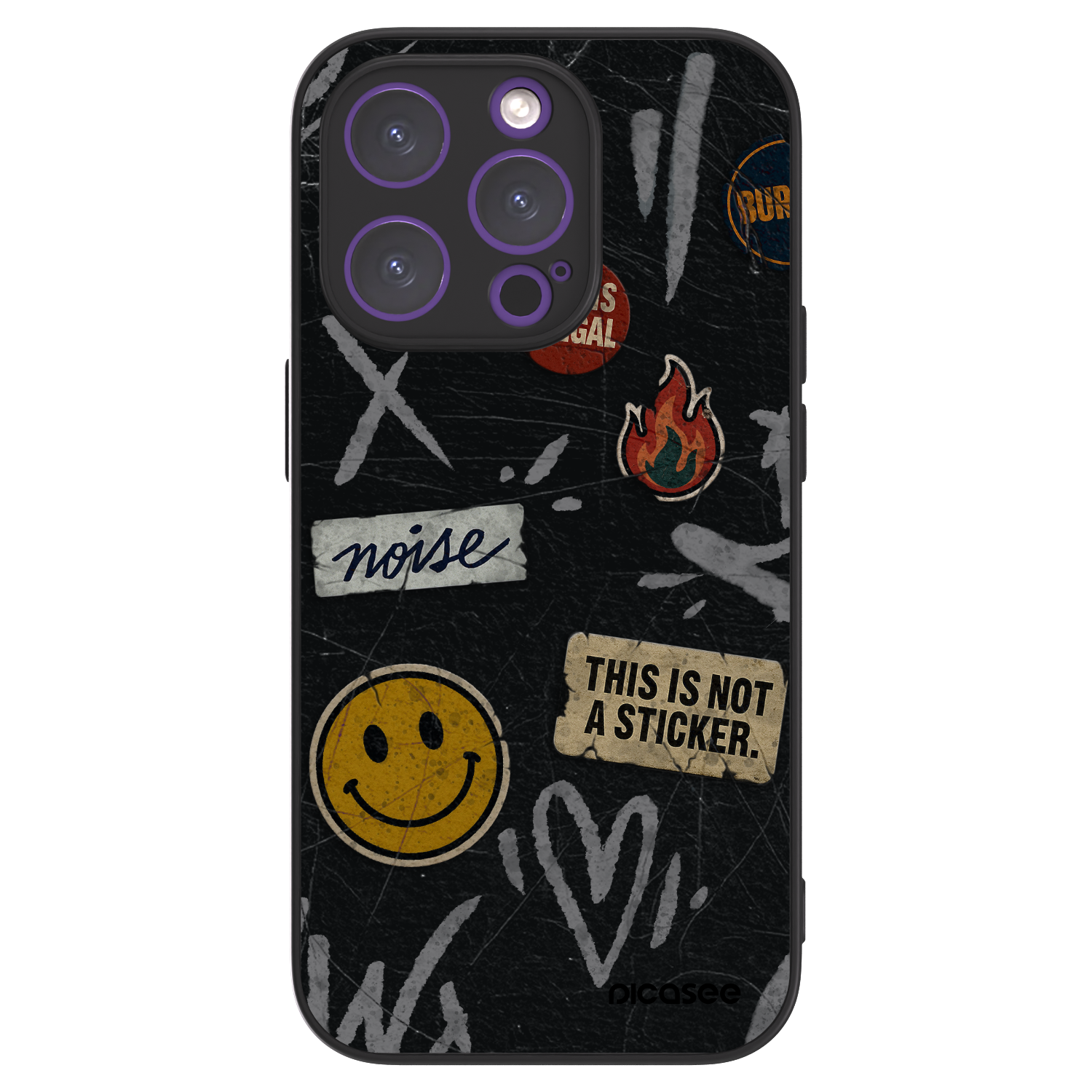 Picasee ULTIMATE CASE für Apple iPhone 14 Pro - STICKERS x TAGS