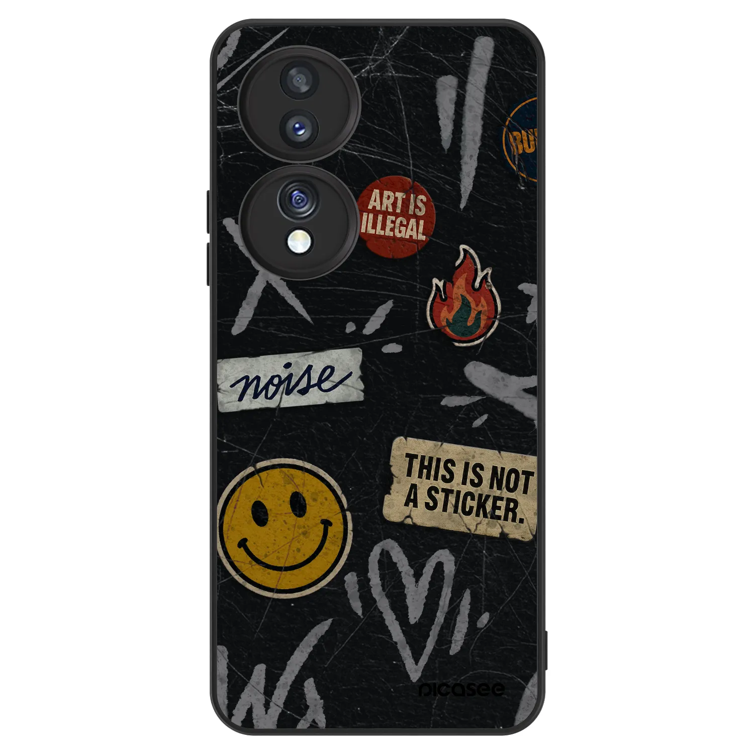 Picasee ULTIMATE CASE für Honor 70 - STICKERS x TAGS