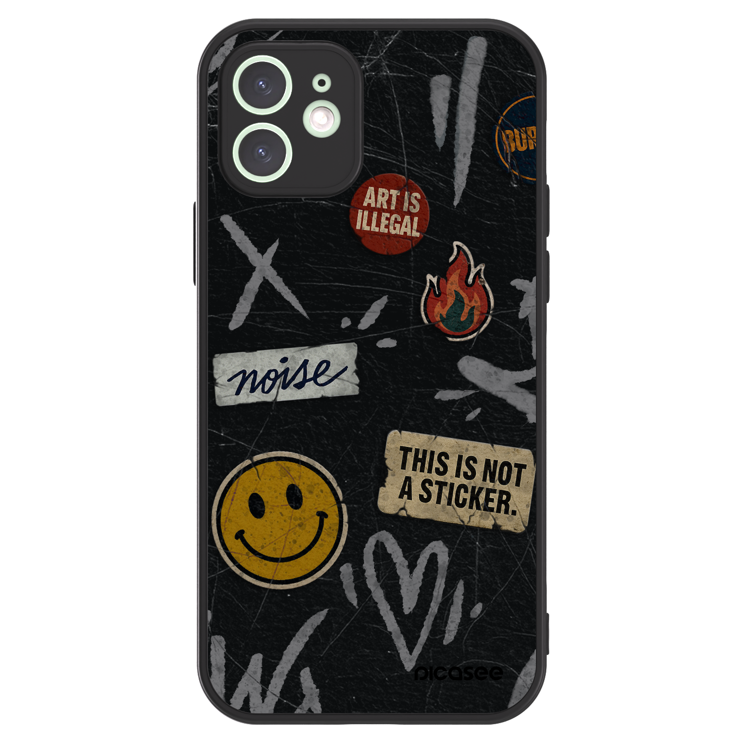 Picasee ULTIMATE CASE MagSafe für Apple iPhone 12 - STICKERS x TAGS