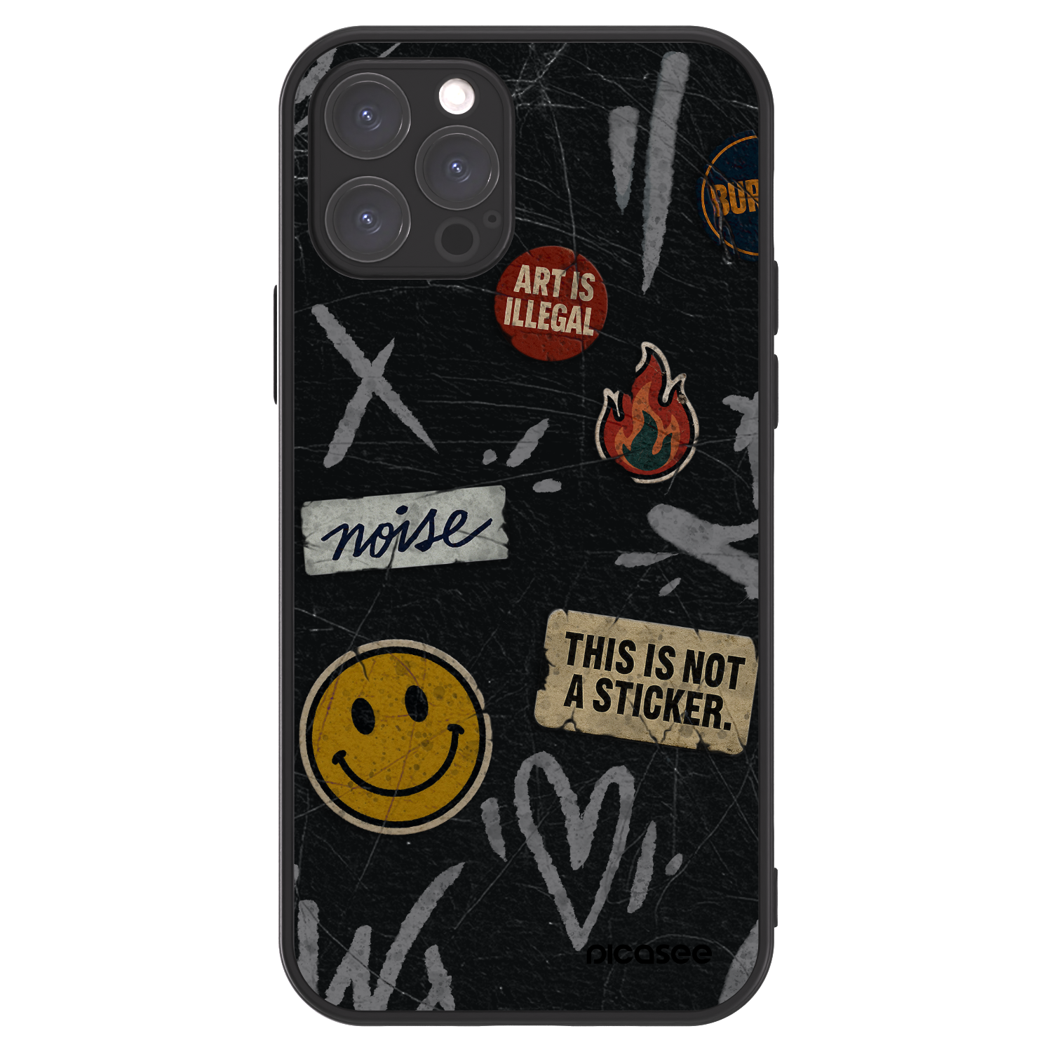 Picasee ULTIMATE CASE MagSafe für Apple iPhone 12 Pro - STICKERS x TAGS