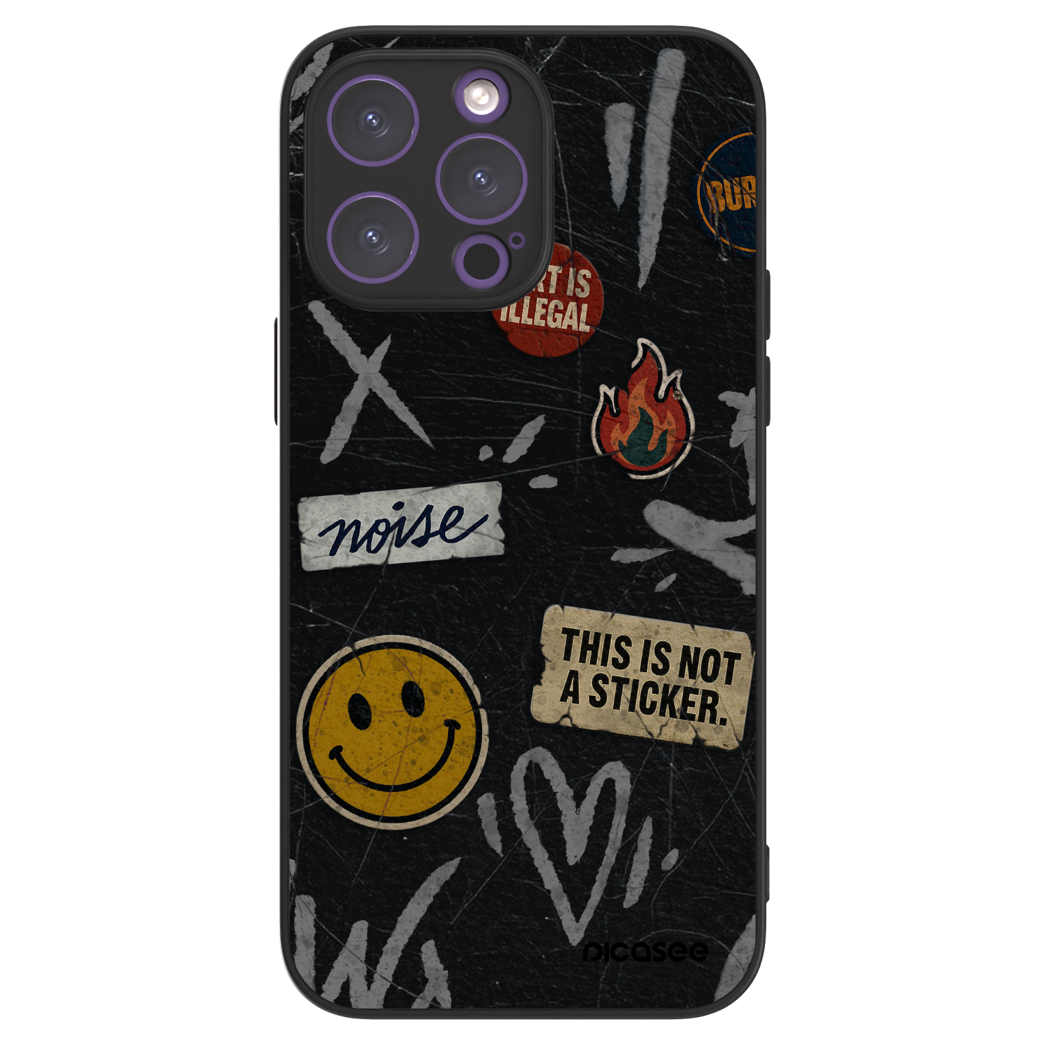 Picasee ULTIMATE CASE MagSafe für Apple iPhone 14 Pro Max - STICKERS x TAGS