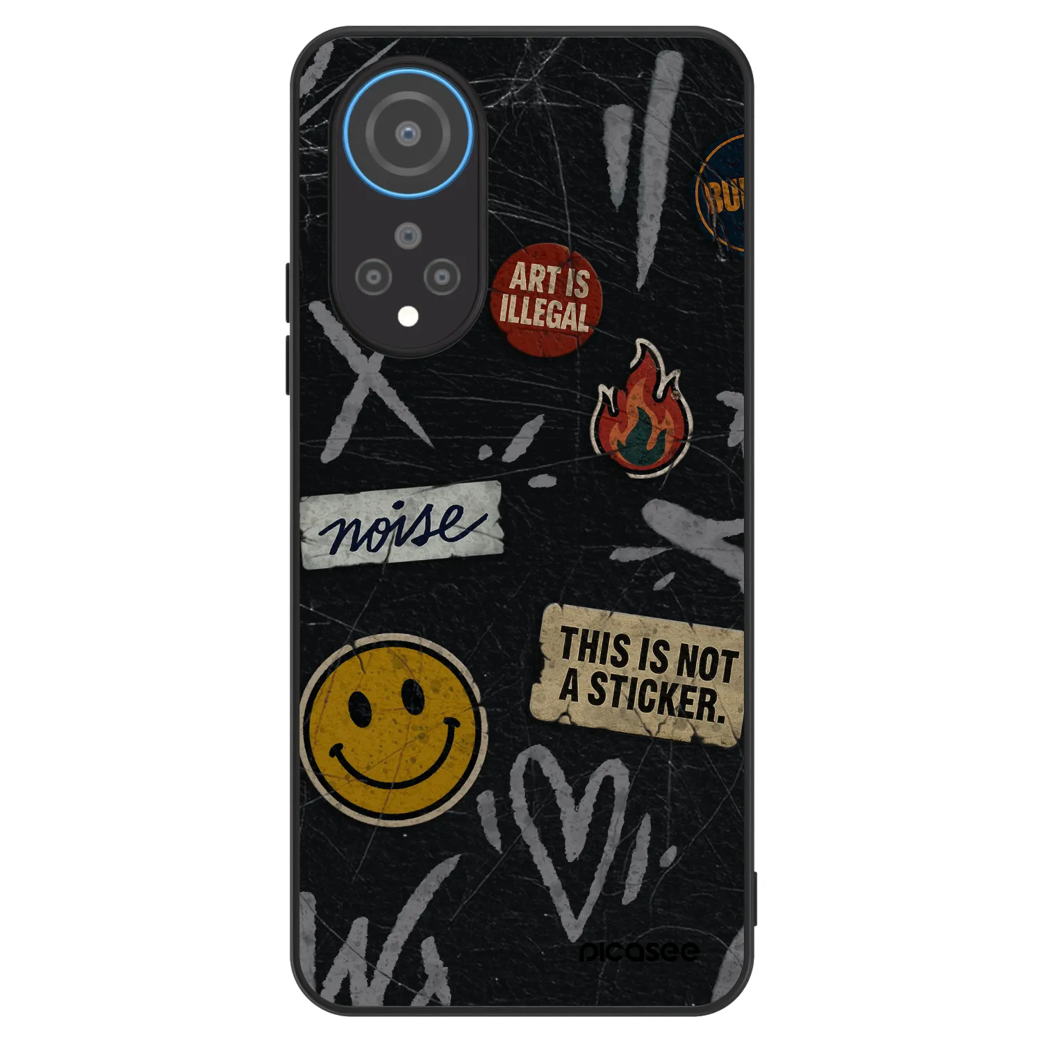 Picasee ULTIMATE CASE für Honor X7 - STICKERS x TAGS