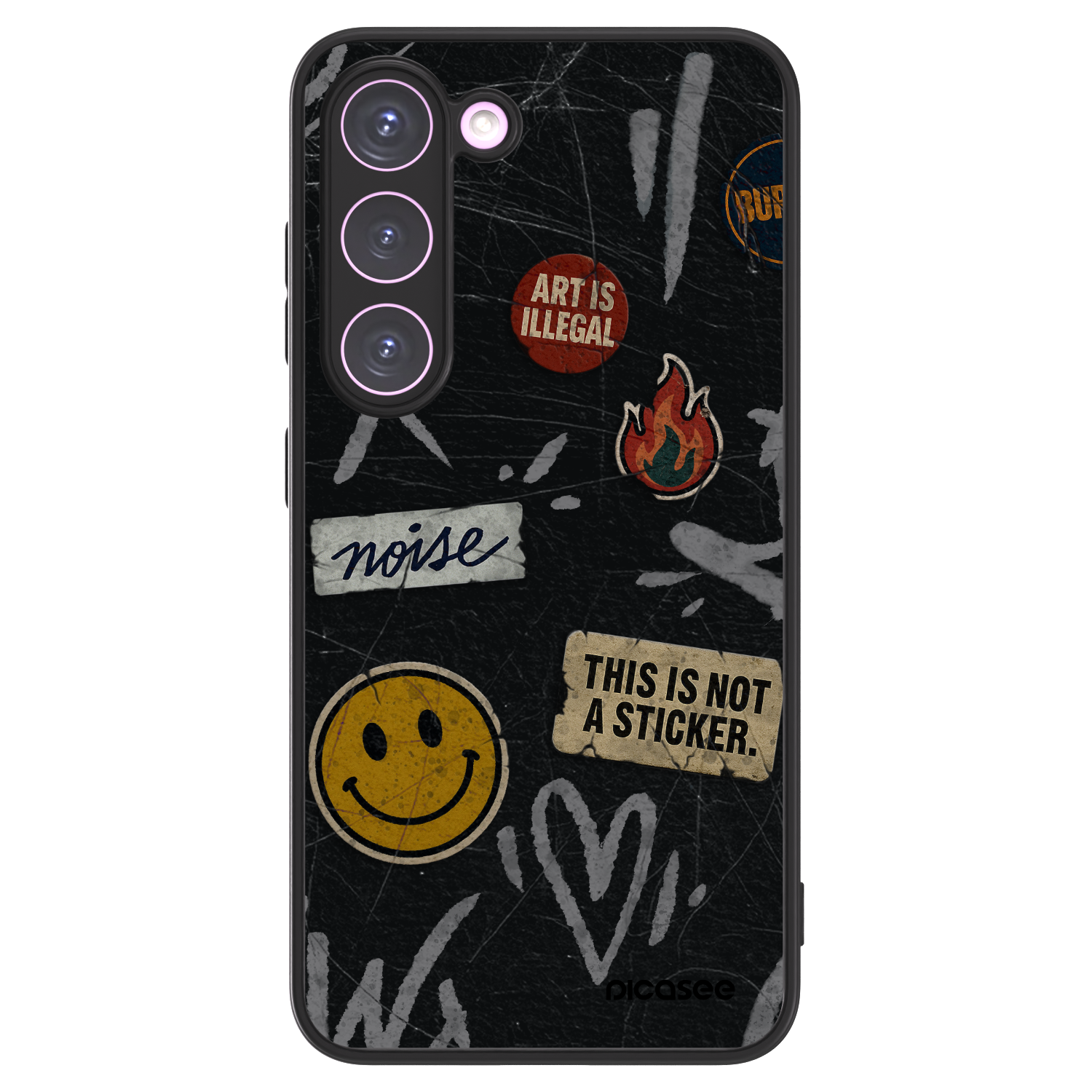 Picasee ULTIMATE CASE für Samsung Galaxy S23 5G - STICKERS x TAGS