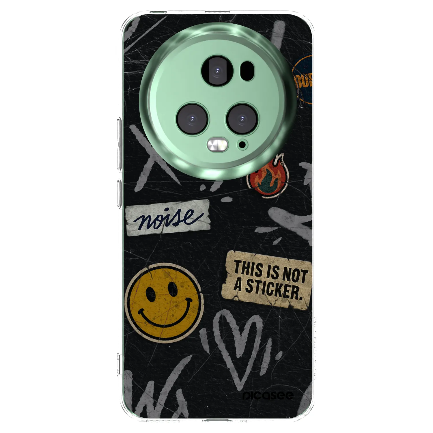 Picasee Honor Magic5 Pro Hülle - Transparentes Silikon - STICKERS x TAGS