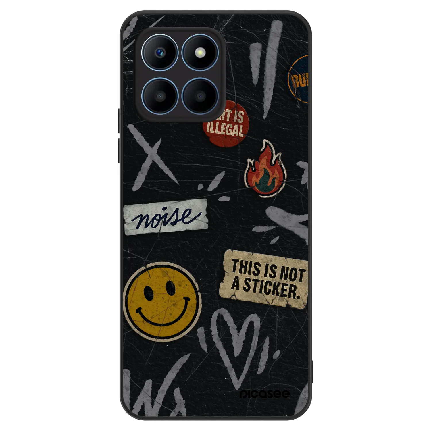 Picasee ULTIMATE CASE für Honor 70 Lite - STICKERS x TAGS