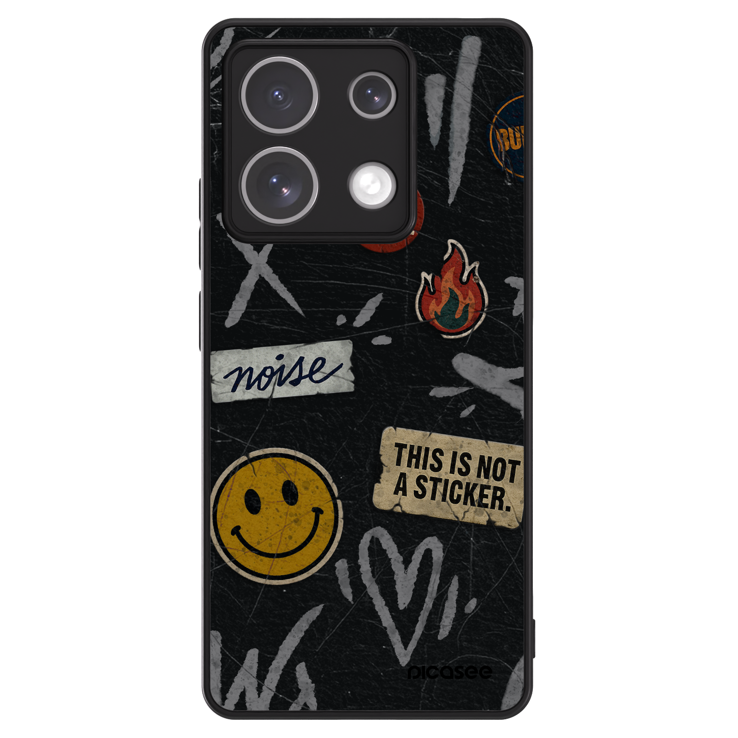 Picasee ULTIMATE CASE für Xiaomi Redmi Note 13 5G - STICKERS x TAGS