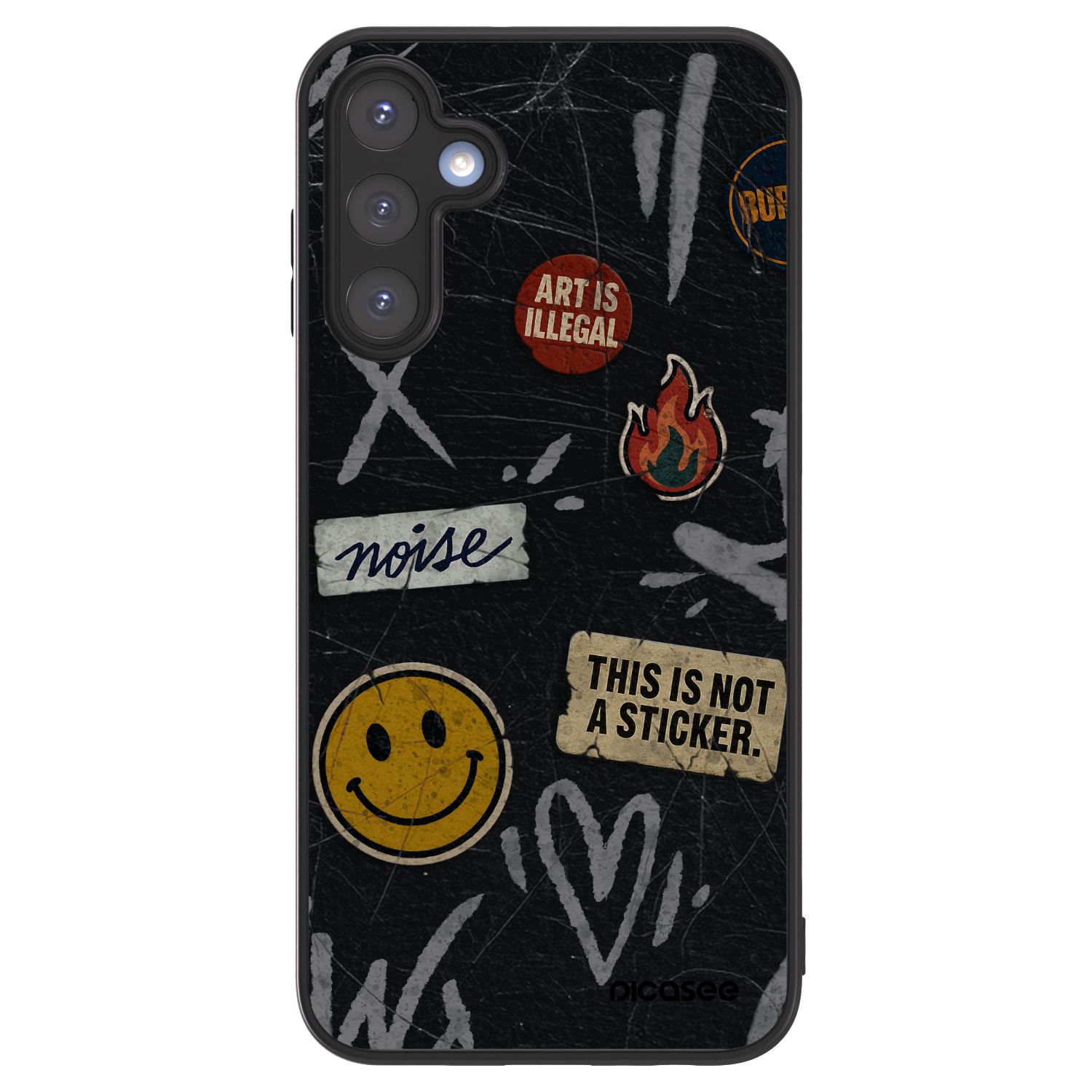 Picasee ULTIMATE CASE für Samsung Galaxy A15 A156B 5G - STICKERS x TAGS