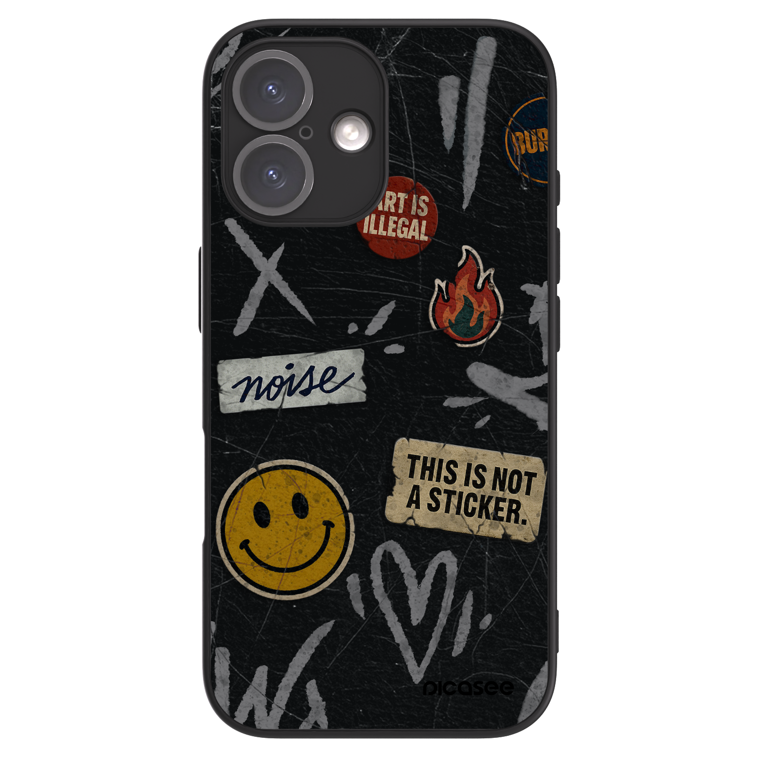 Picasee ULTIMATE CASE MagSafe für Apple iPhone 16 - STICKERS x TAGS