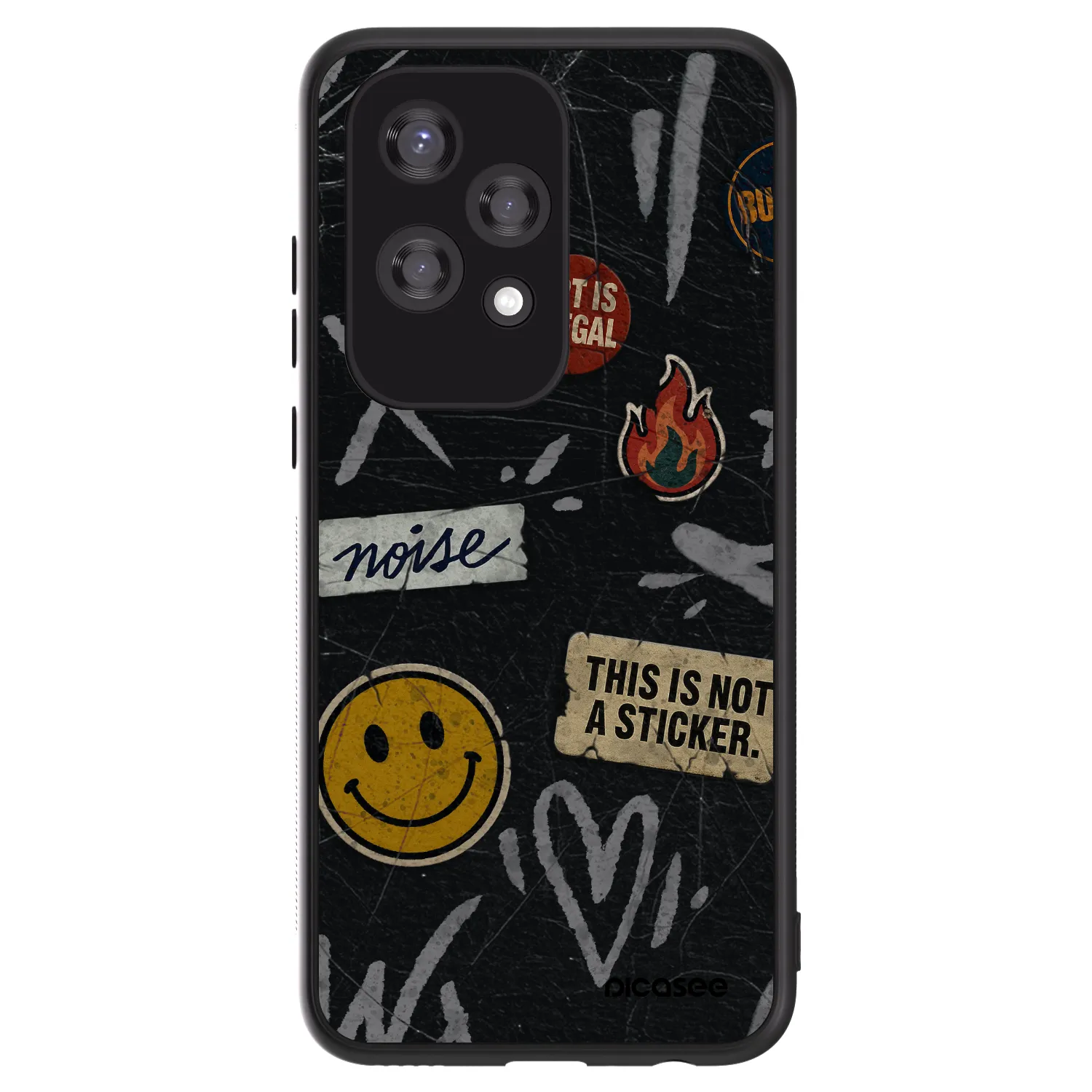Picasee ULTIMATE CASE für Honor 200 Lite - STICKERS x TAGS