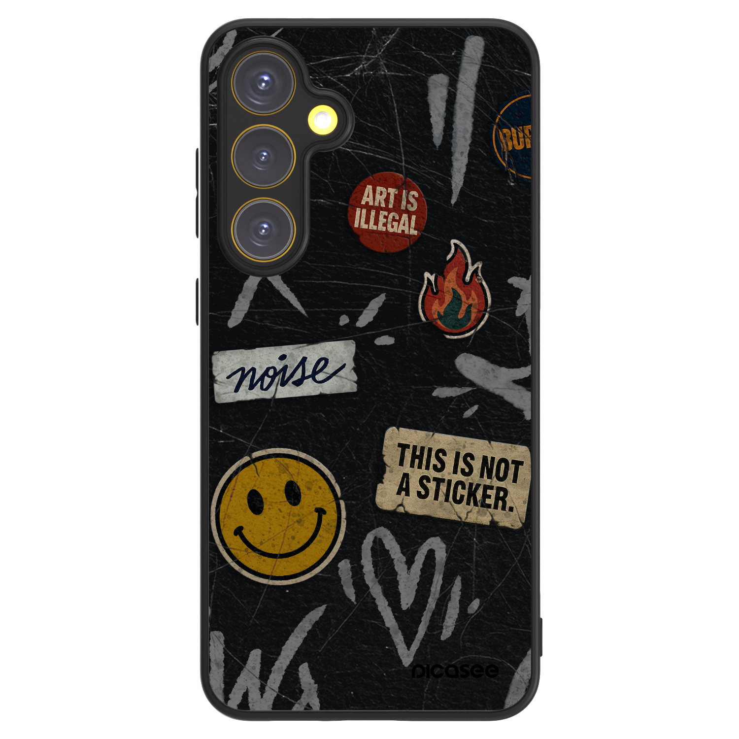 Picasee ULTIMATE CASE für Samsung Galaxy S24 FE S721B - STICKERS x TAGS