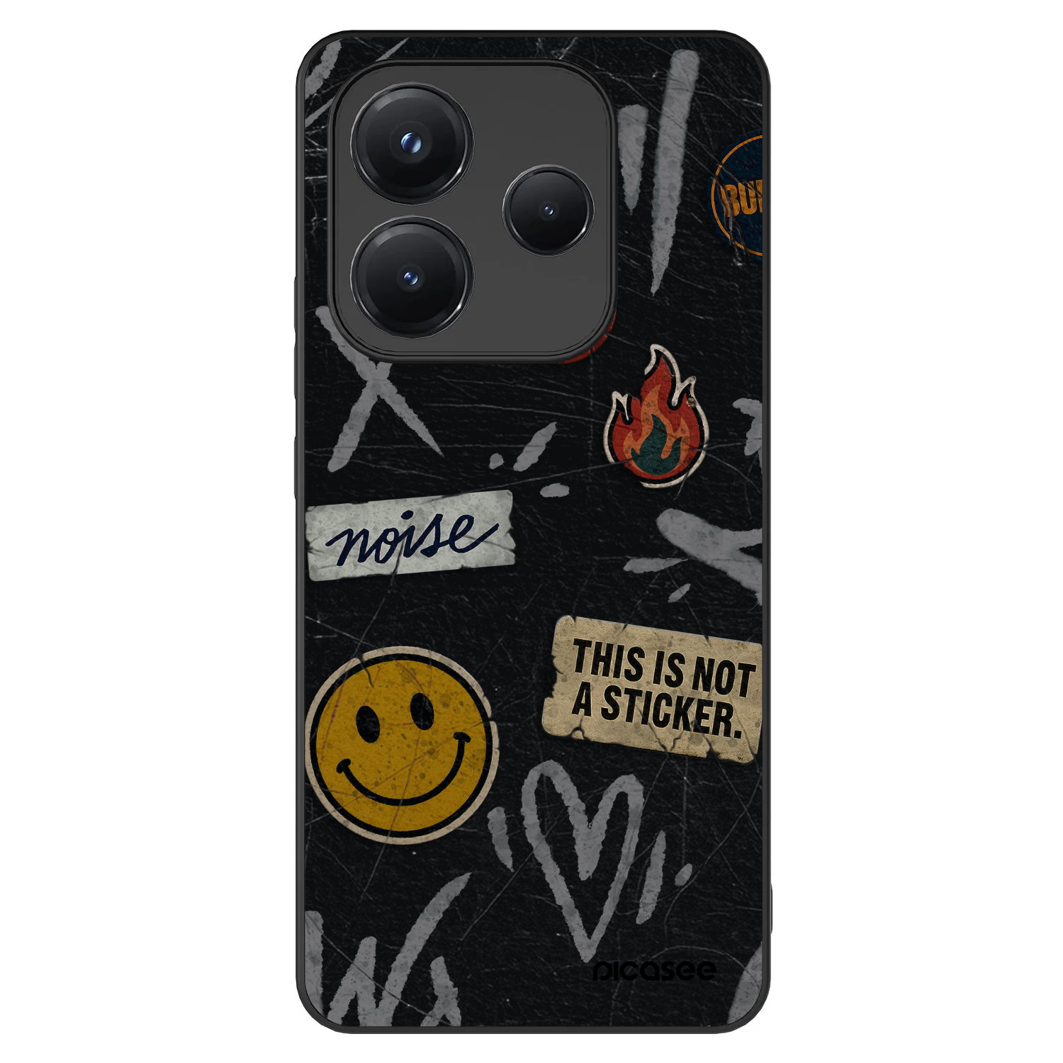 Picasee ULTIMATE CASE für Xiaomi Redmi Note 14 5G - STICKERS x TAGS