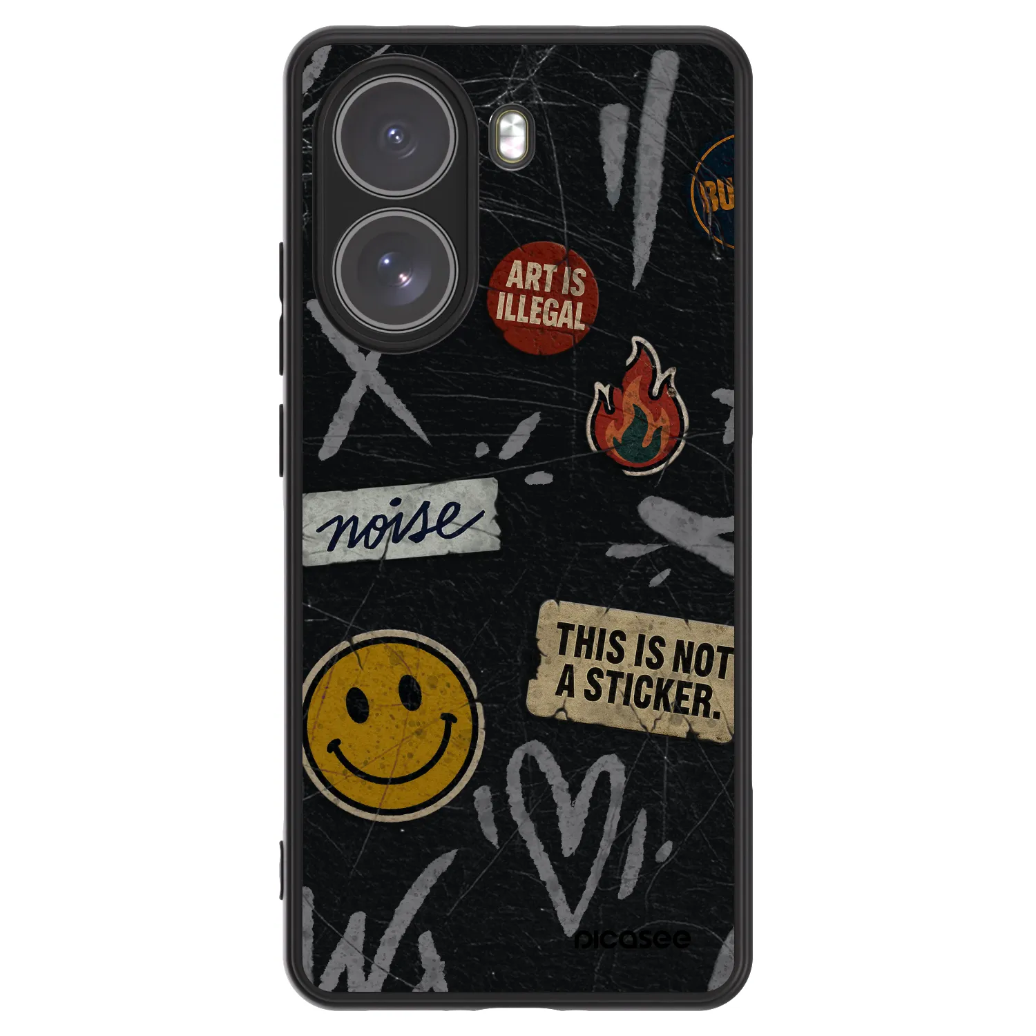 Picasee ULTIMATE CASE für Xiaomi Poco X7 Pro 5G - STICKERS x TAGS