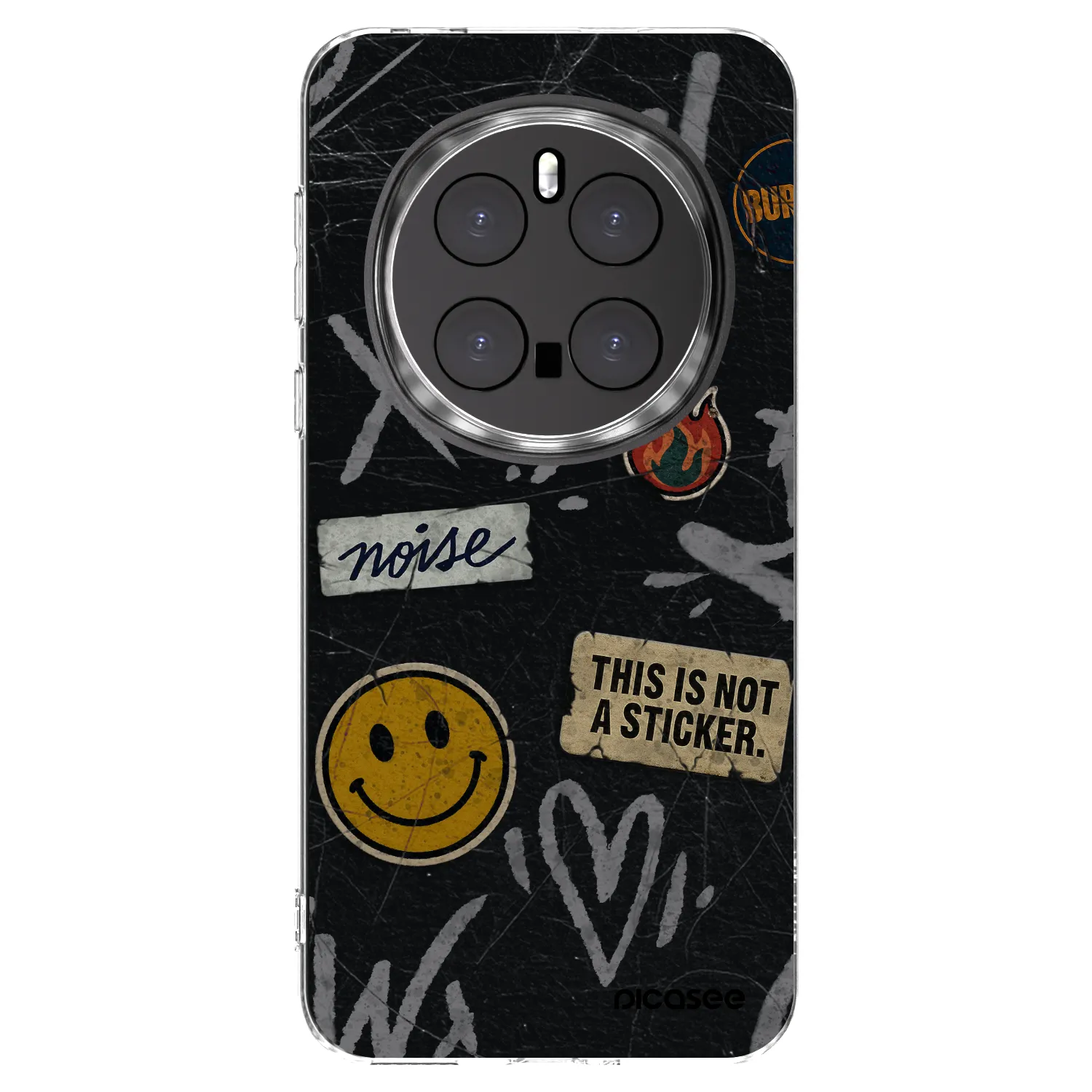 Picasee Honor Magic7 Pro 5G Hülle - Transparentes Silikon - STICKERS x TAGS