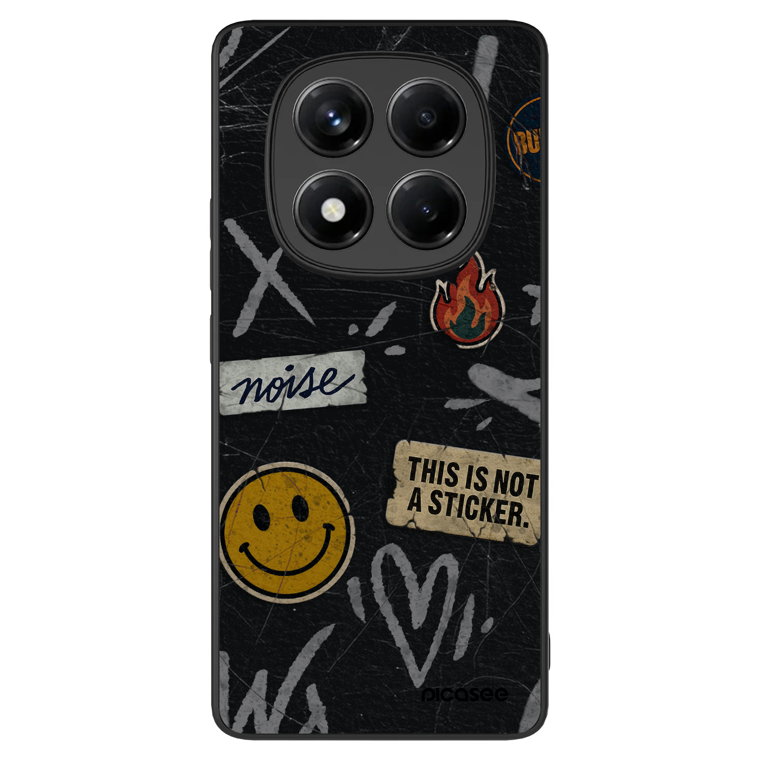 Picasee ULTIMATE CASE für Xiaomi Redmi Note 14 Pro 4G - STICKERS x TAGS
