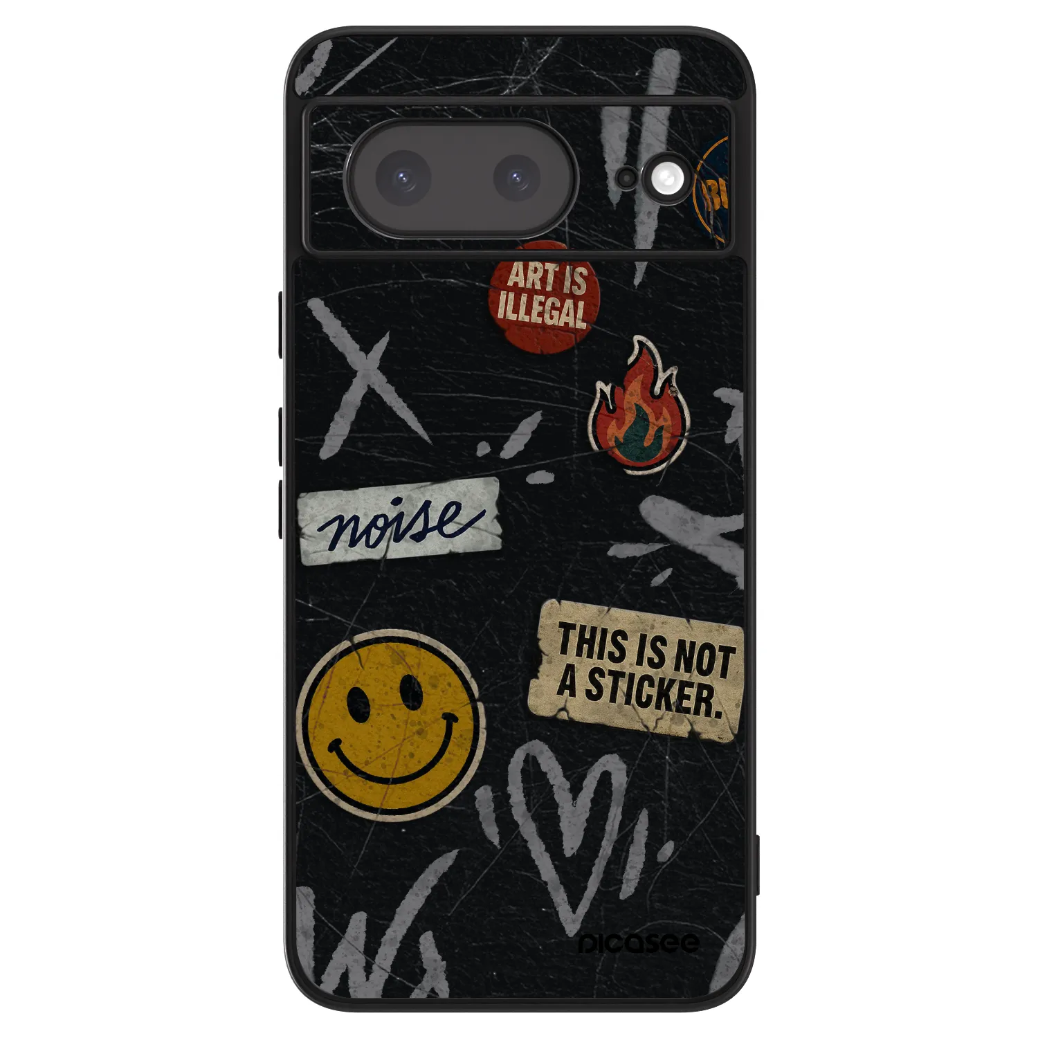 Picasee ULTIMATE CASE für Google Pixel 8a - STICKERS x TAGS