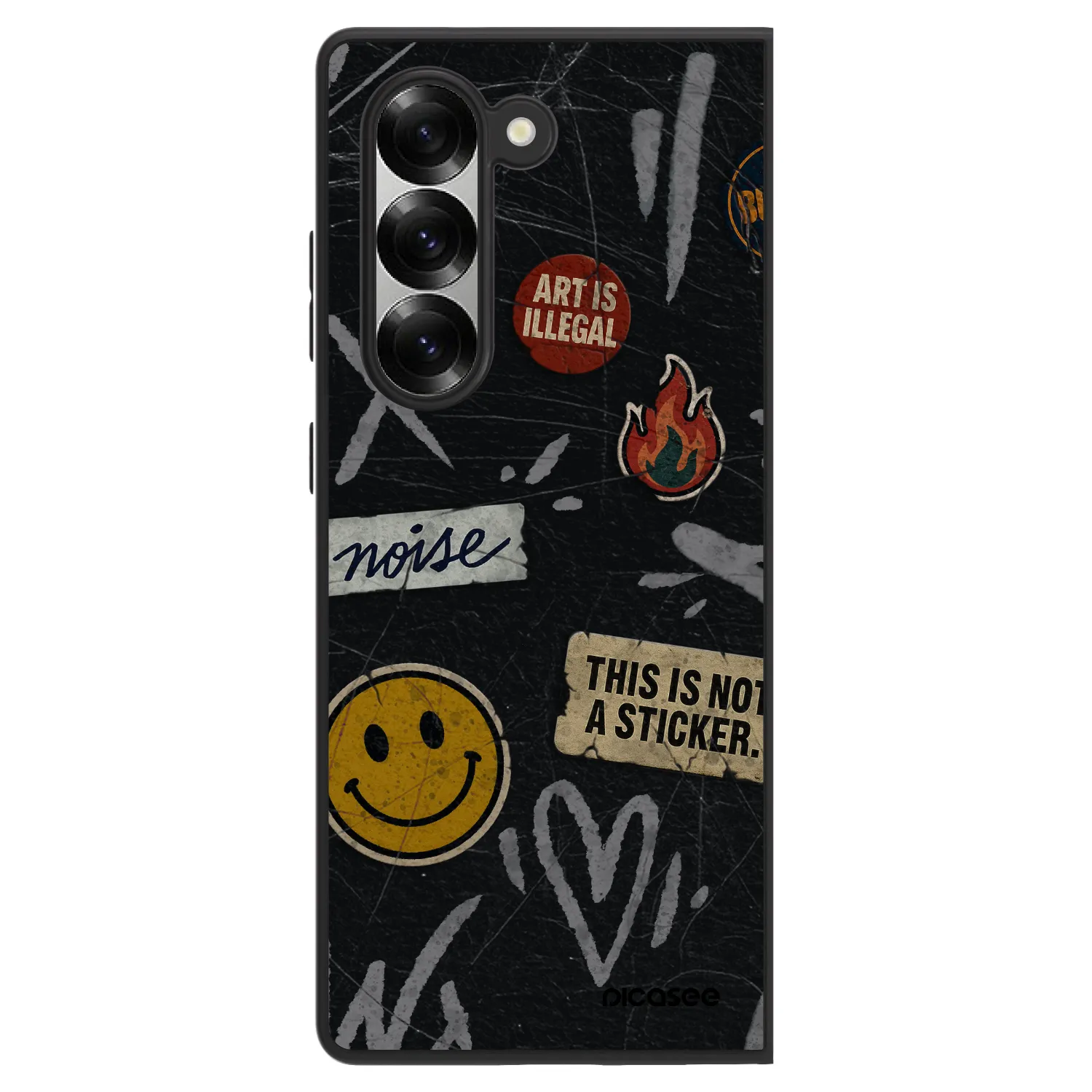 Picasee ULTIMATE CASE für Samsung Galaxy Z Fold6 5G - STICKERS x TAGS