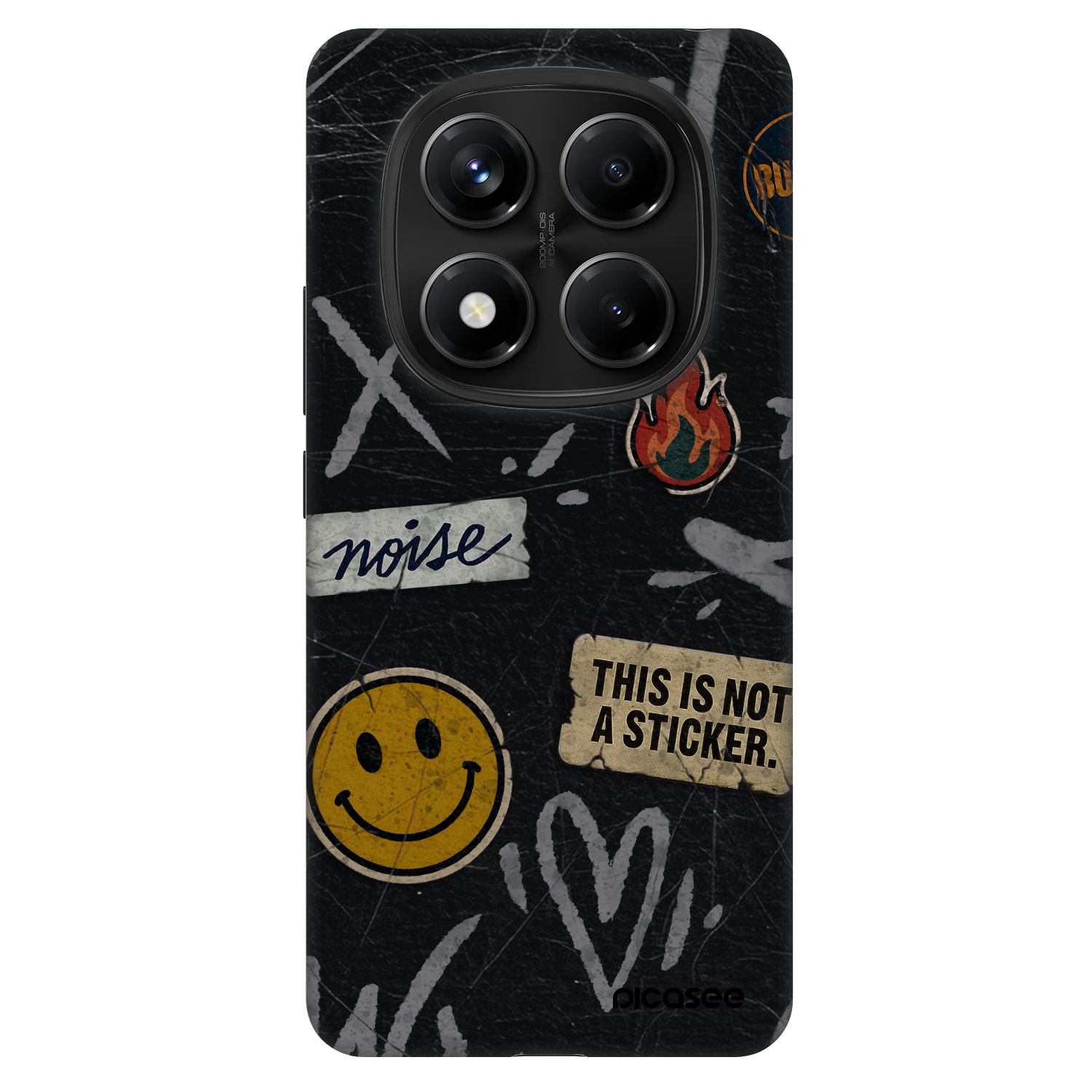 Picasee Fashion Case für Xiaomi Redmi Note 14 Pro 5G - STICKERS x TAGS