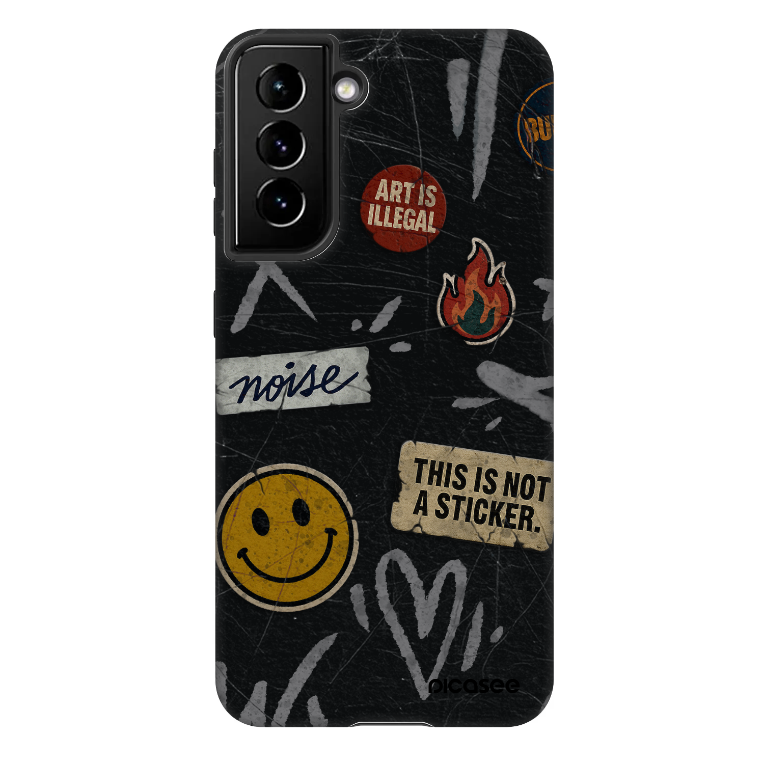 Picasee Fashion Case für Samsung Galaxy S22 5G - STICKERS x TAGS