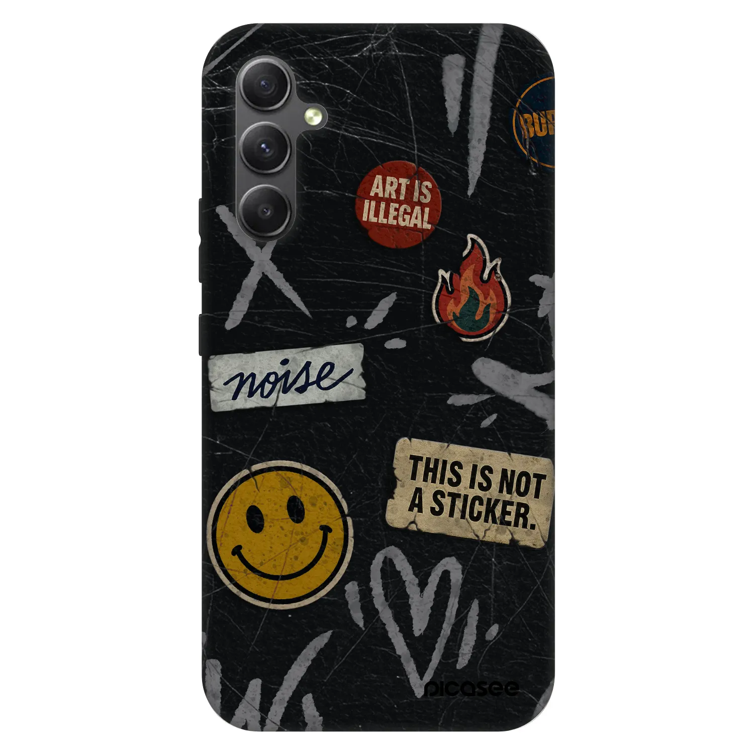 Picasee Fashion Case für Samsung Galaxy A34 5G A346B - STICKERS x TAGS