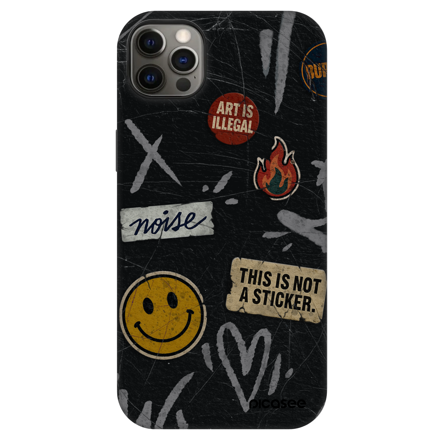 Picasee Fashion Case MagSafe für Apple iPhone 12 Pro Max - STICKERS x TAGS