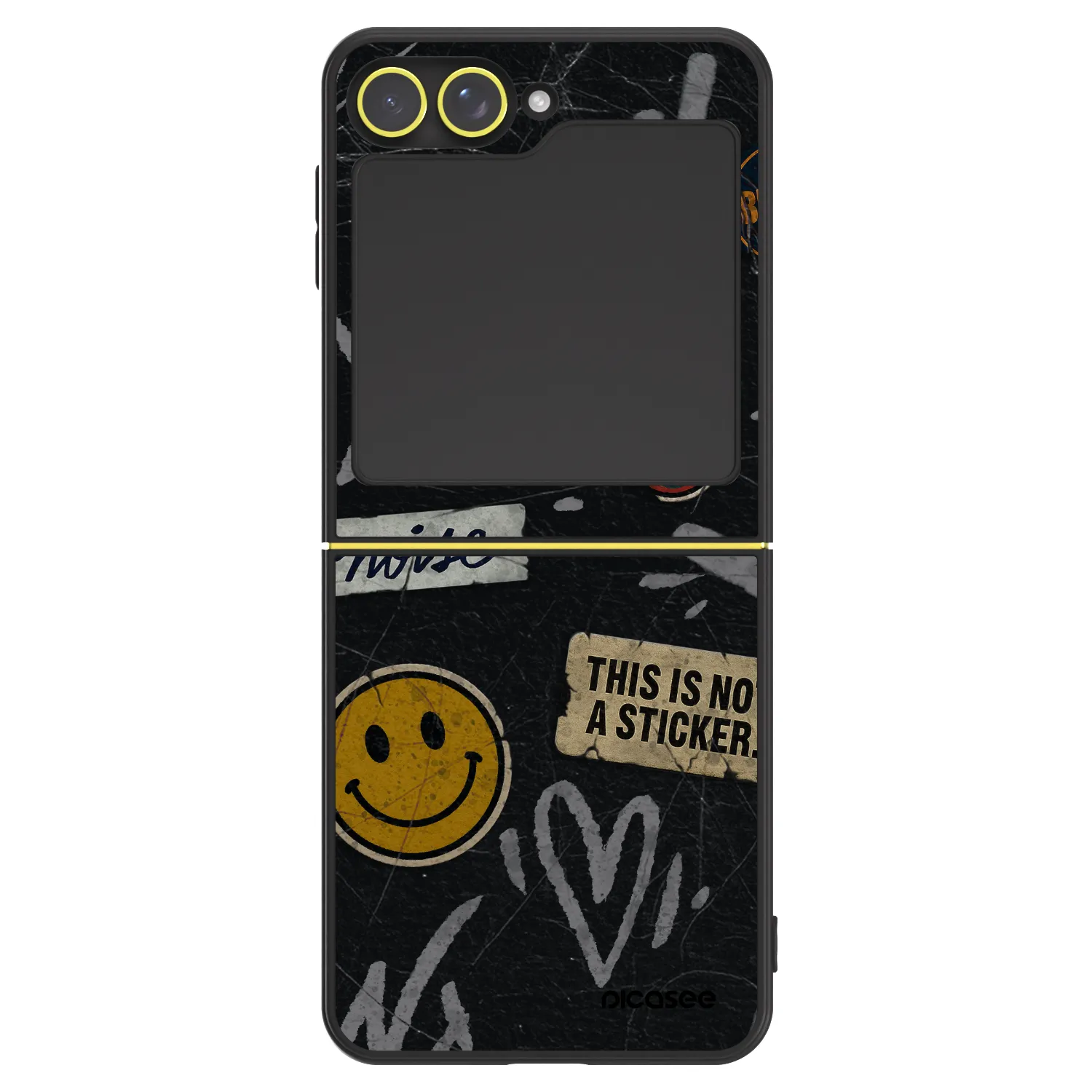 Picasee ULTIMATE CASE für Samsung Galaxy Z Flip7 FE 5G - STICKERS x TAGS