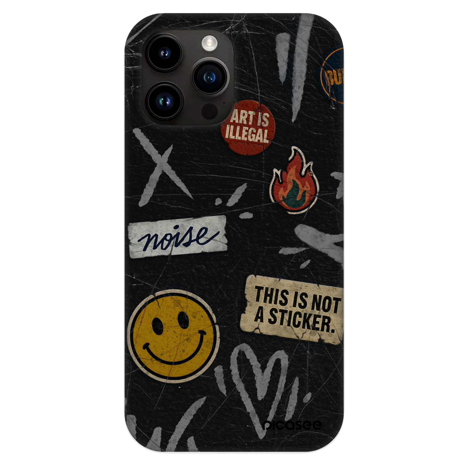Picasee Fashion Case MagSafe für Apple iPhone 13 Pro Max - STICKERS x TAGS