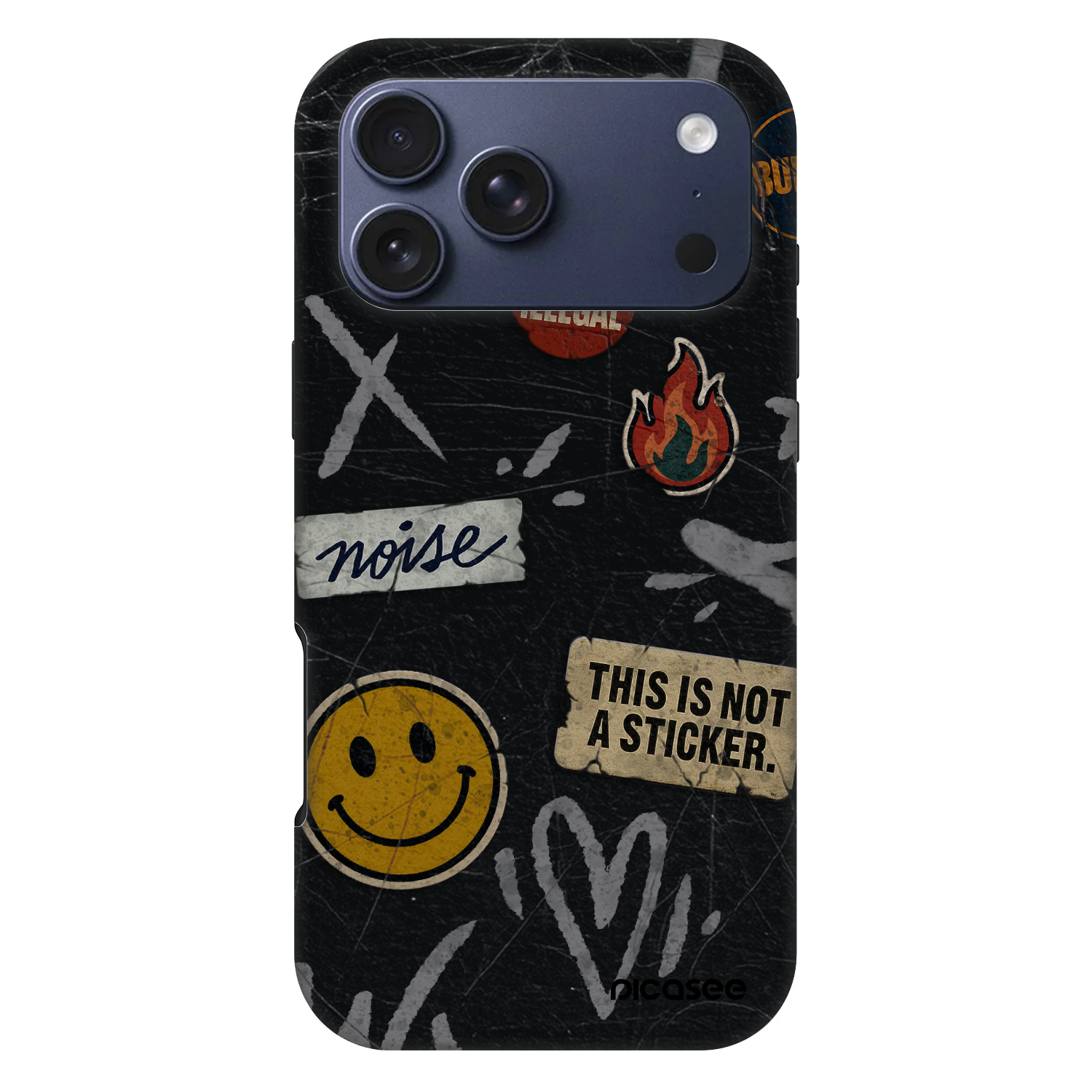 Picasee Fashion Case MagSafe für Apple iPhone 17 Pro Max - STICKERS x TAGS