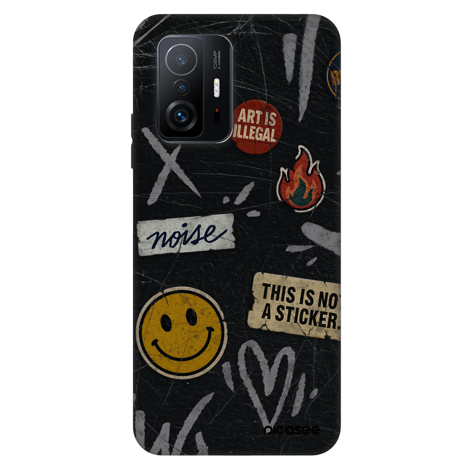 Picasee Fashion Case für Xiaomi 11T - STICKERS x TAGS