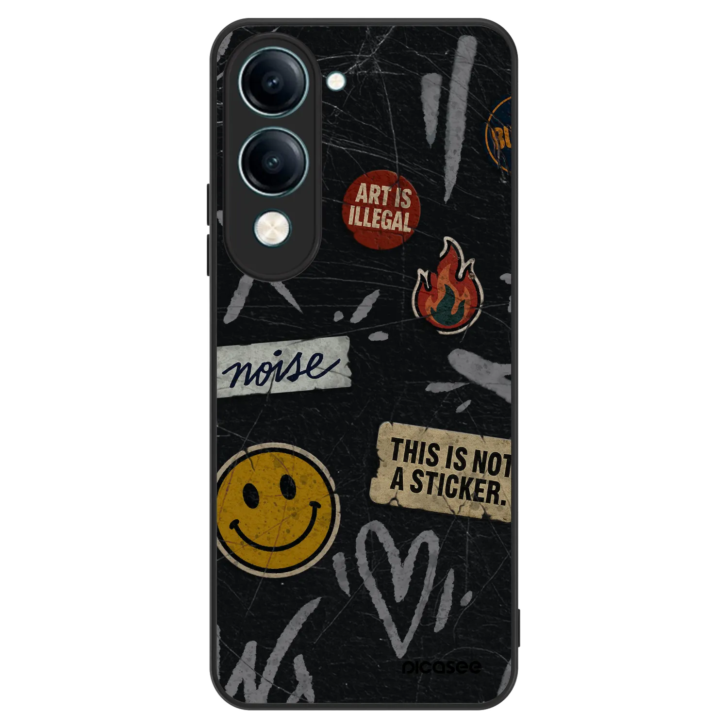 Picasee ULTIMATE CASE für Vivo Y29s 5G - STICKERS x TAGS