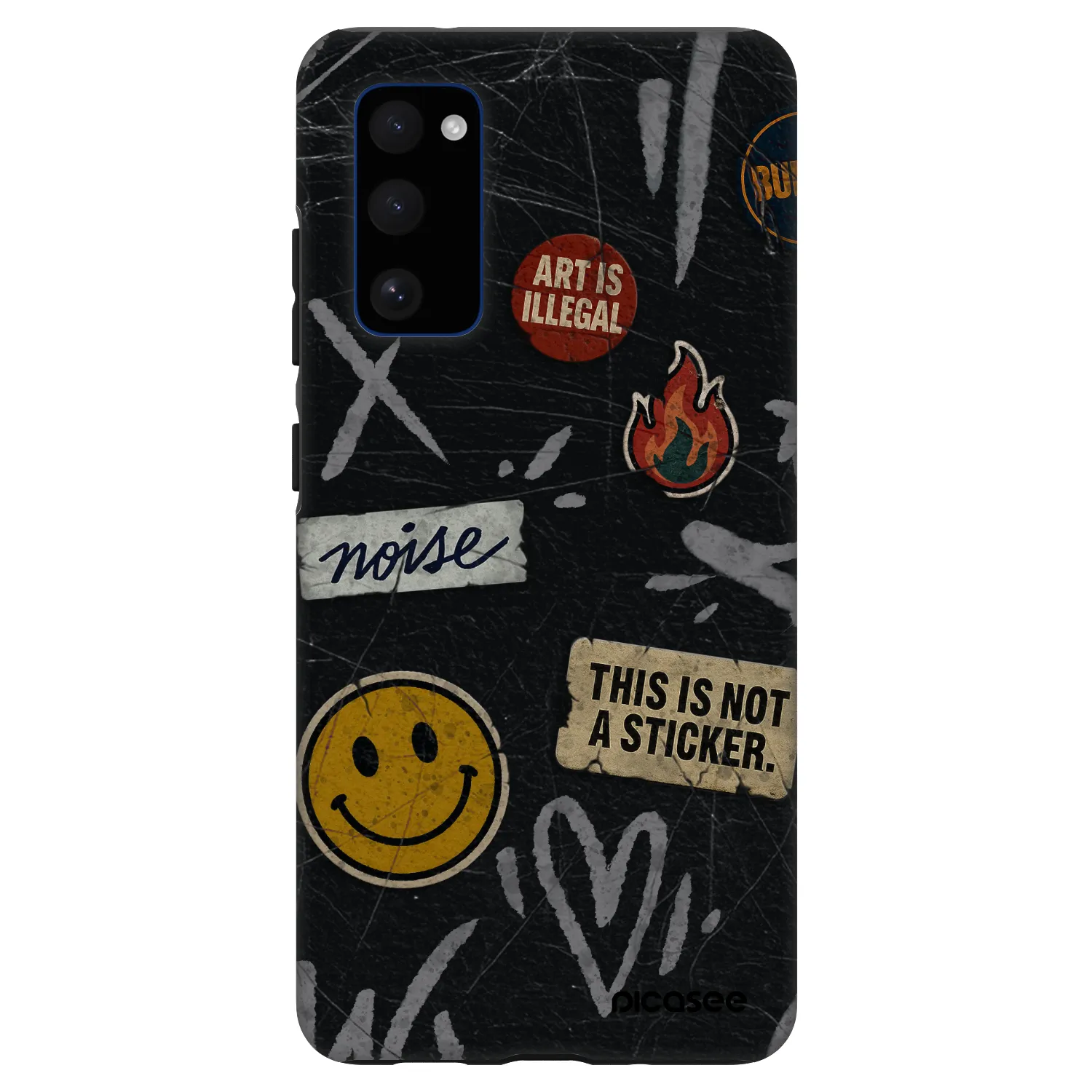 Picasee Fashion Case für Samsung Galaxy S20 FE - STICKERS x TAGS