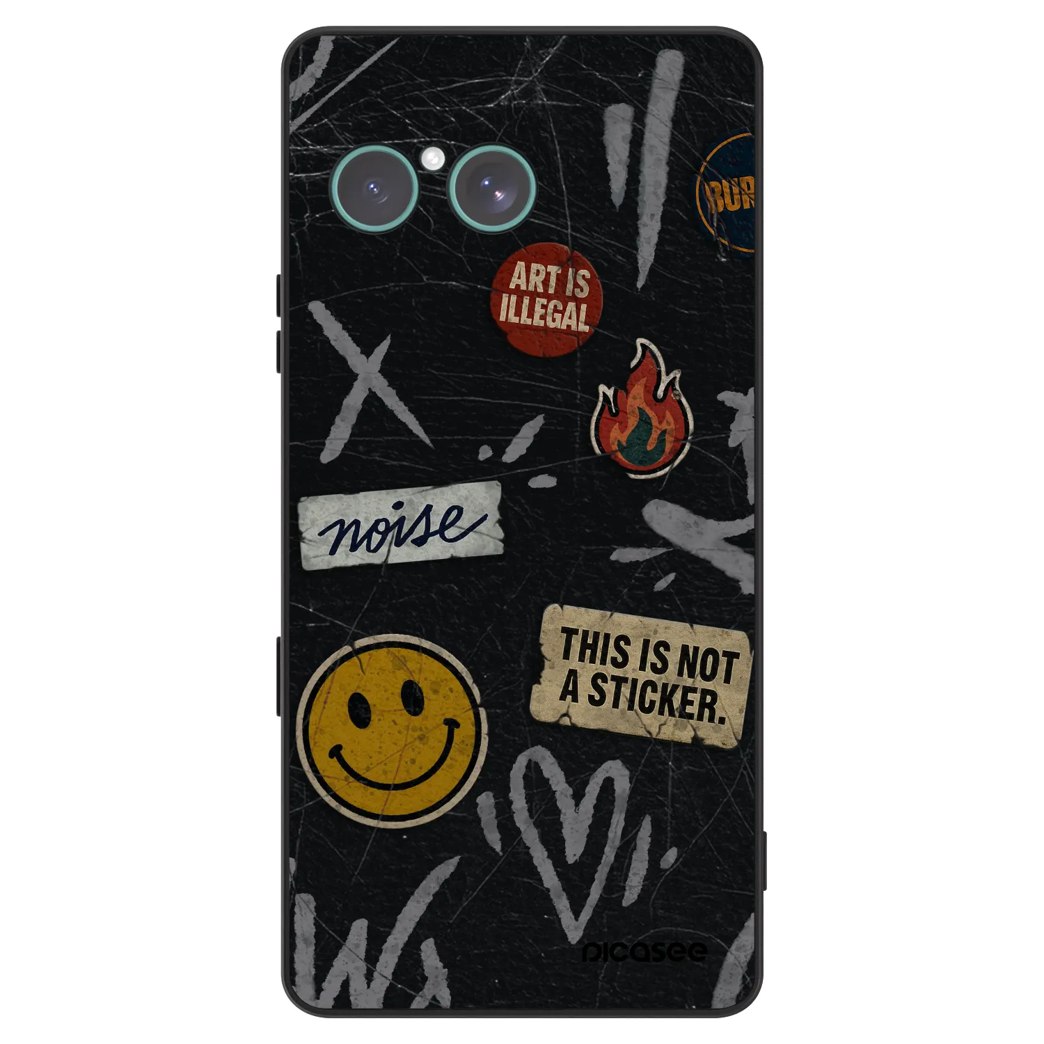 Picasee ULTIMATE CASE für Sony Xperia 10 VII - STICKERS x TAGS