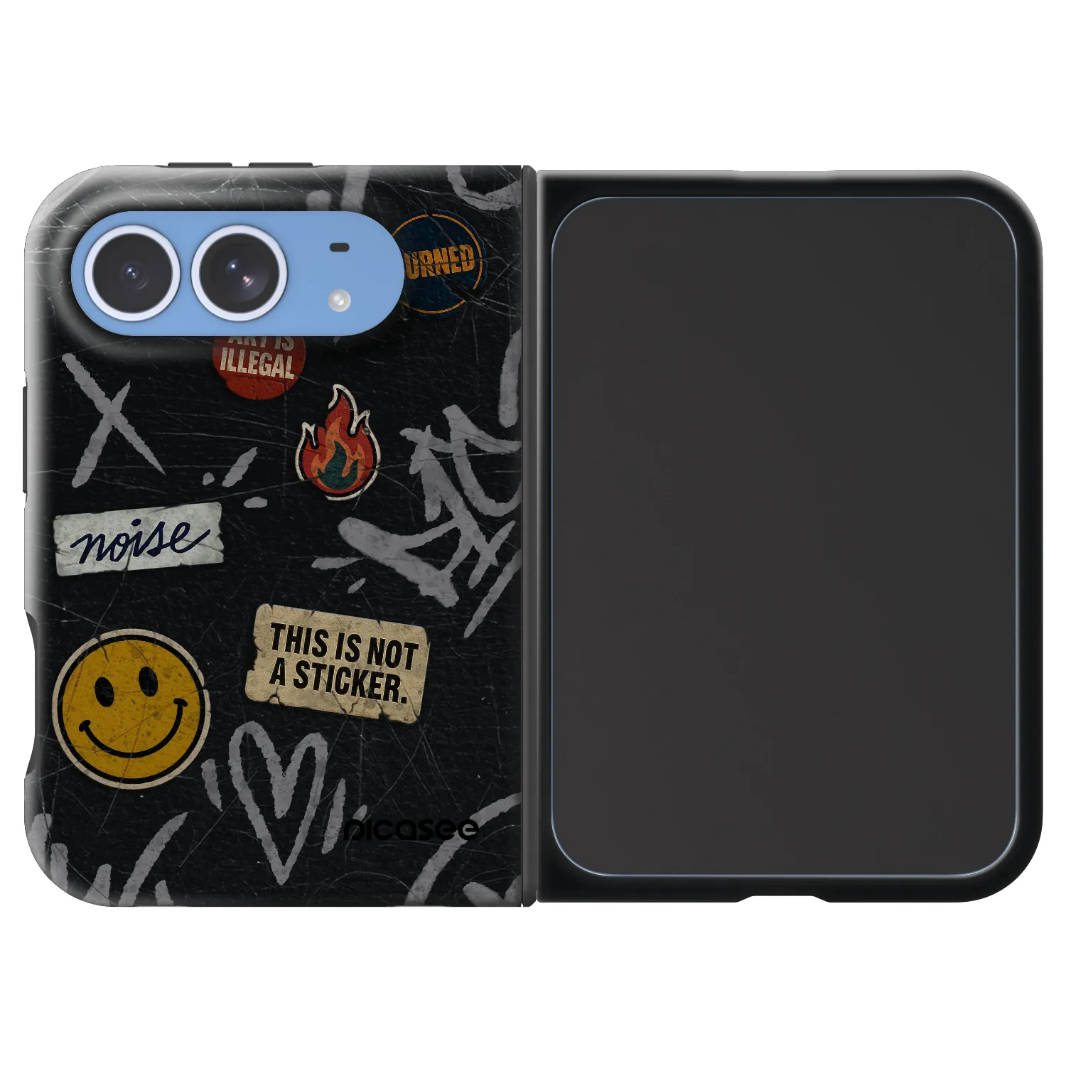 Picasee Fashion Case MagSafe für Apple iPhone Duo - STICKERS x TAGS
