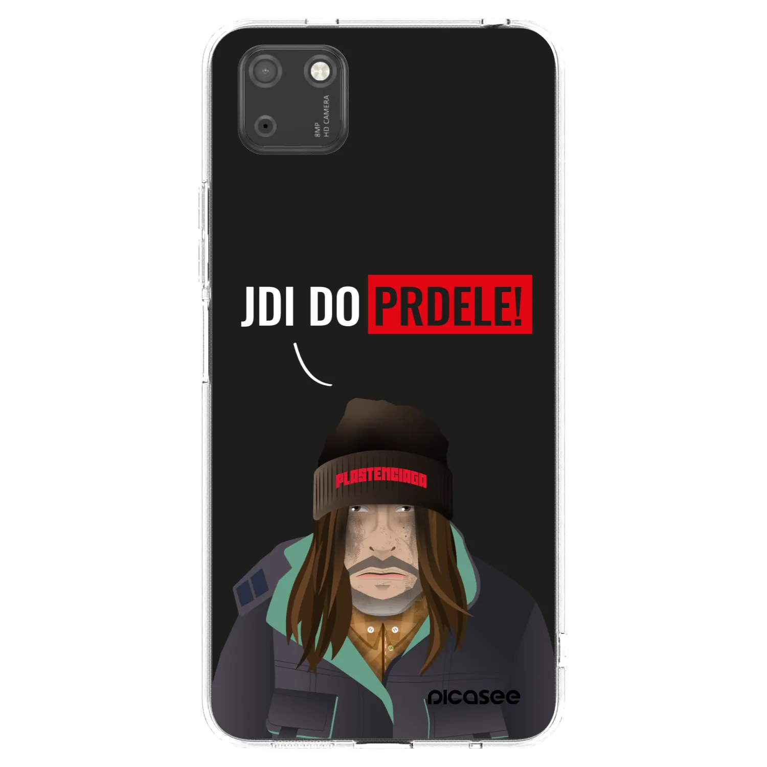 Picasee Huawei Y5P Hülle - Transparentes Silikon - Bezďák