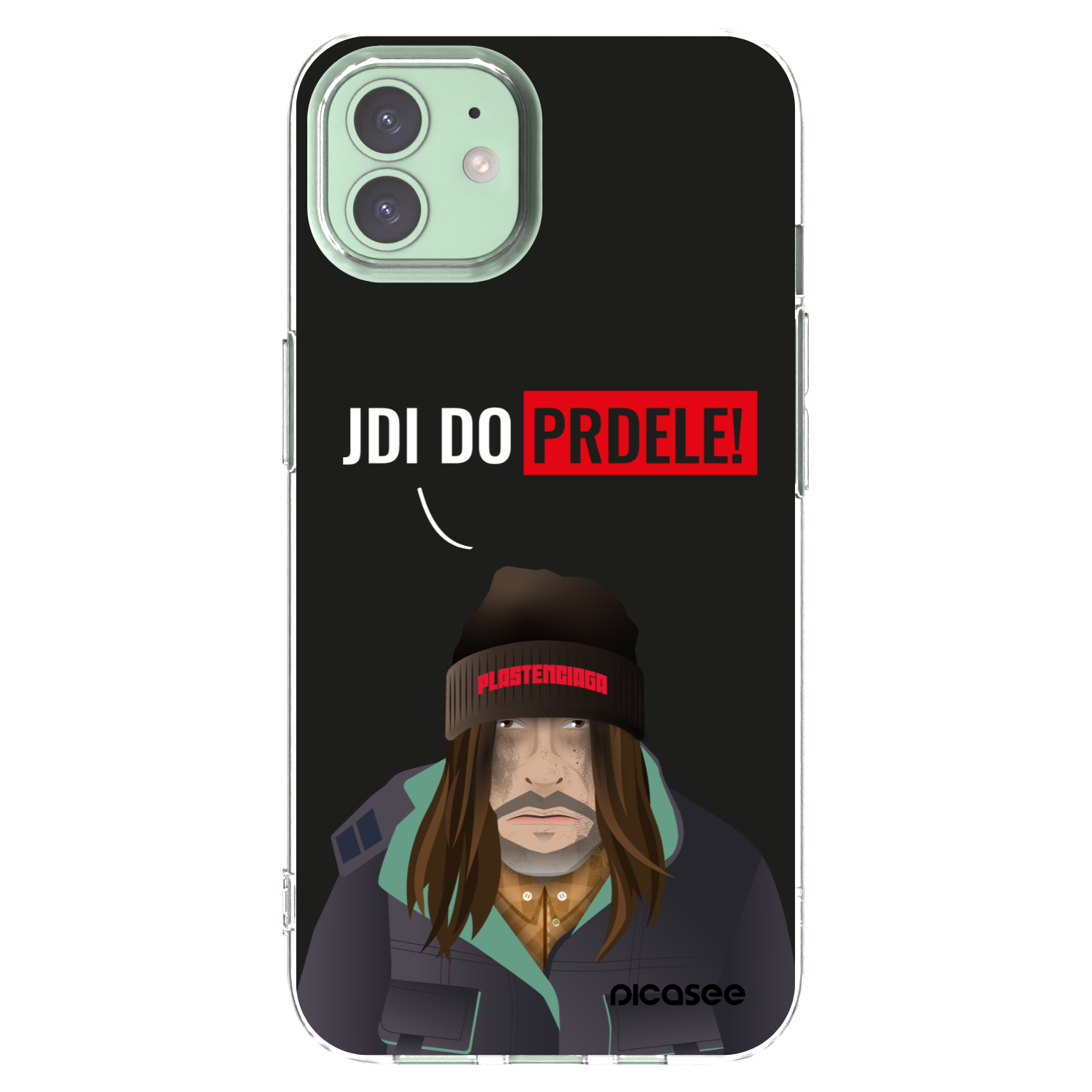 Picasee Apple iPhone 12 Hülle - Transparentes Silikon - Bezďák
